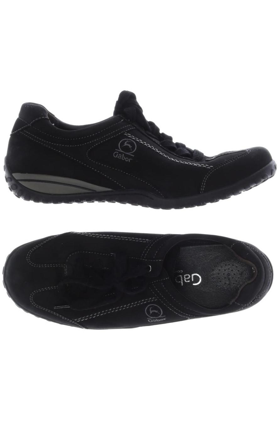 

Gabor Damen Sneakers, schwarz, Gr. 6.5