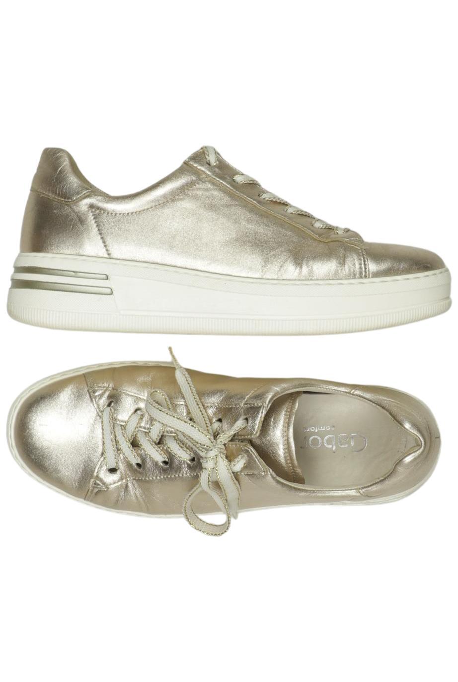 

Gabor Damen Sneakers, gold, Gr. 4.5