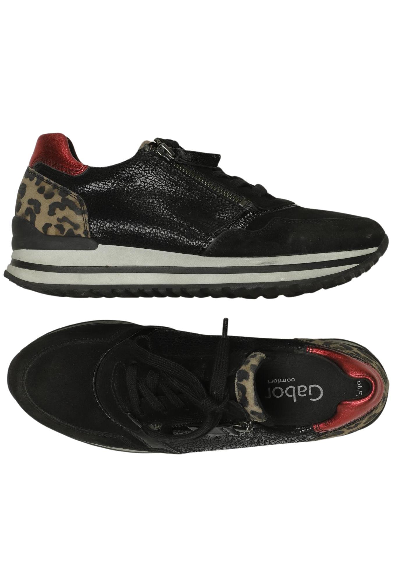 

Gabor Damen Sneakers, schwarz, Gr. 4