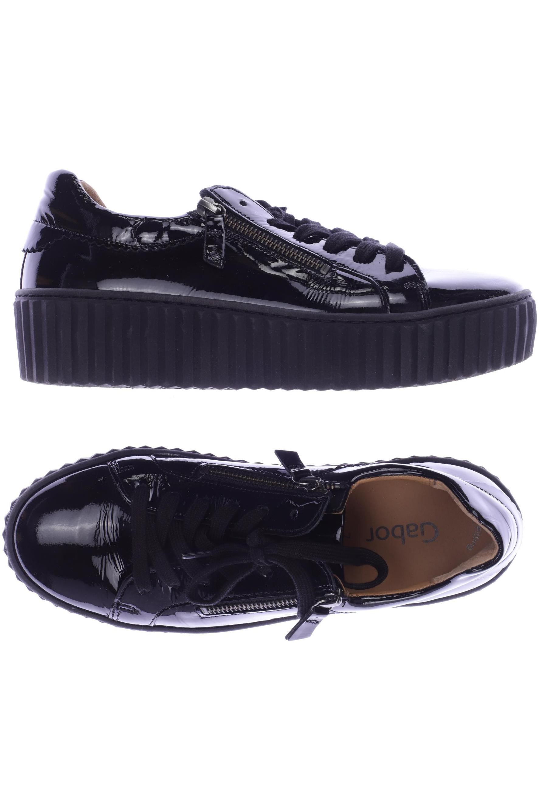 

Gabor Damen Sneakers, schwarz, Gr. 7