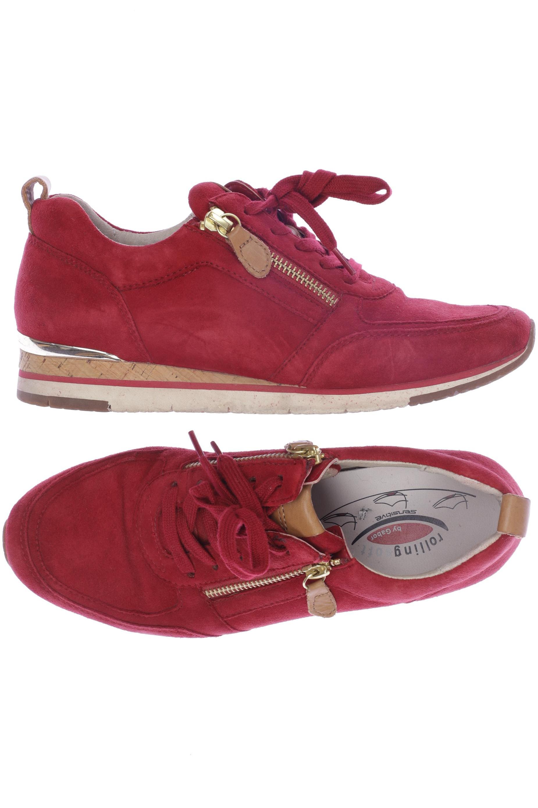 

Gabor Damen Sneakers, rot, Gr. 4.5