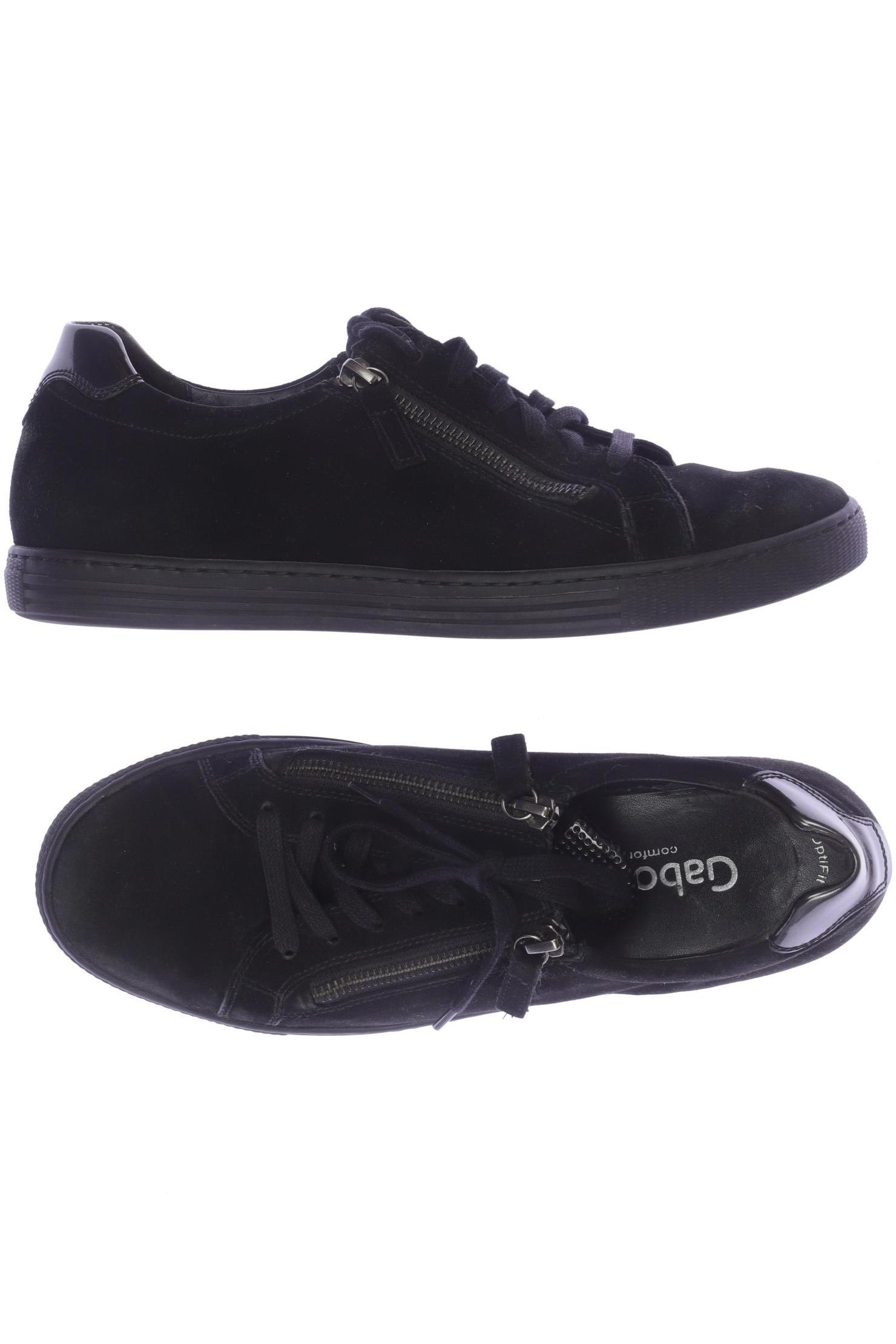 

Gabor Damen Sneakers, schwarz, Gr. 6.5