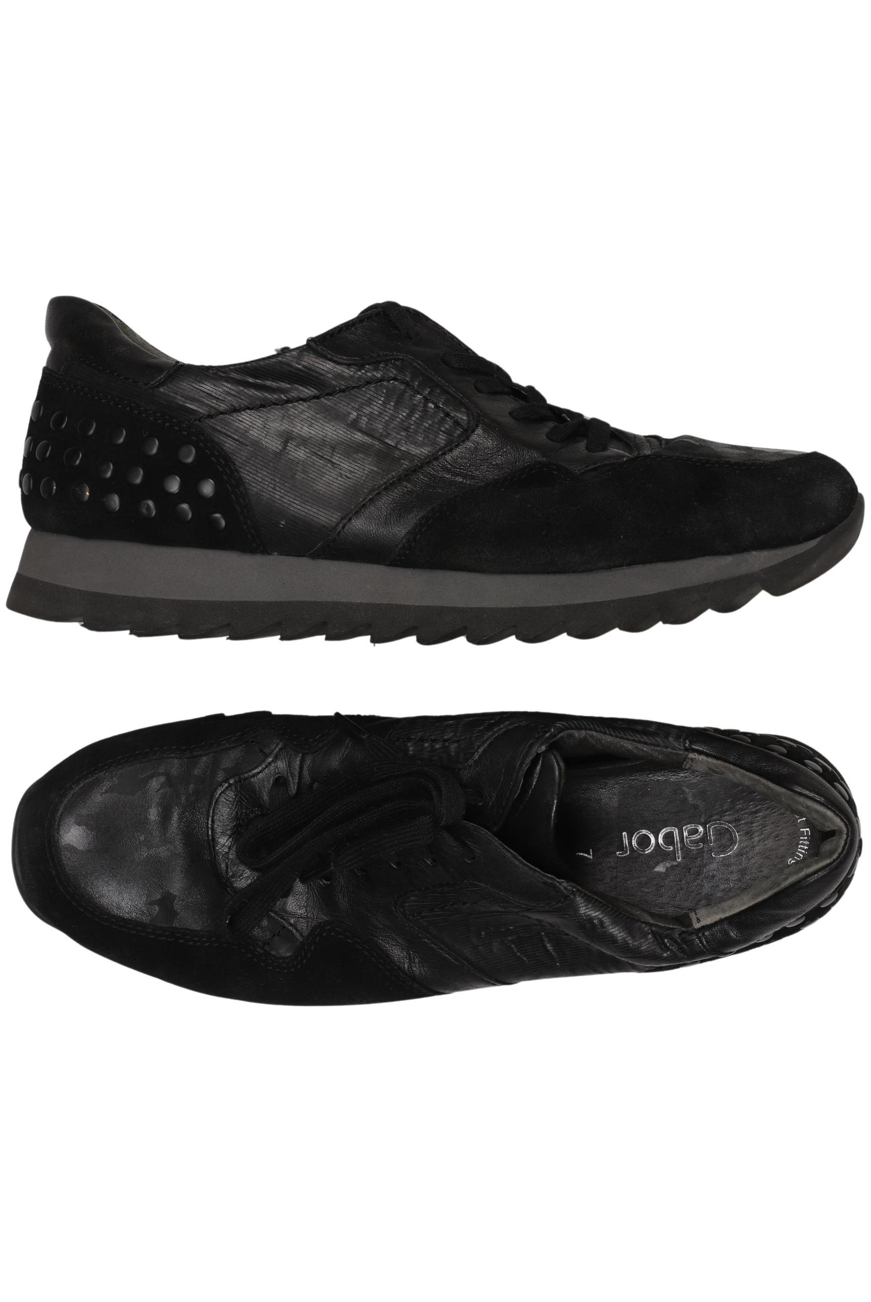

Gabor Damen Sneakers, schwarz, Gr. 7