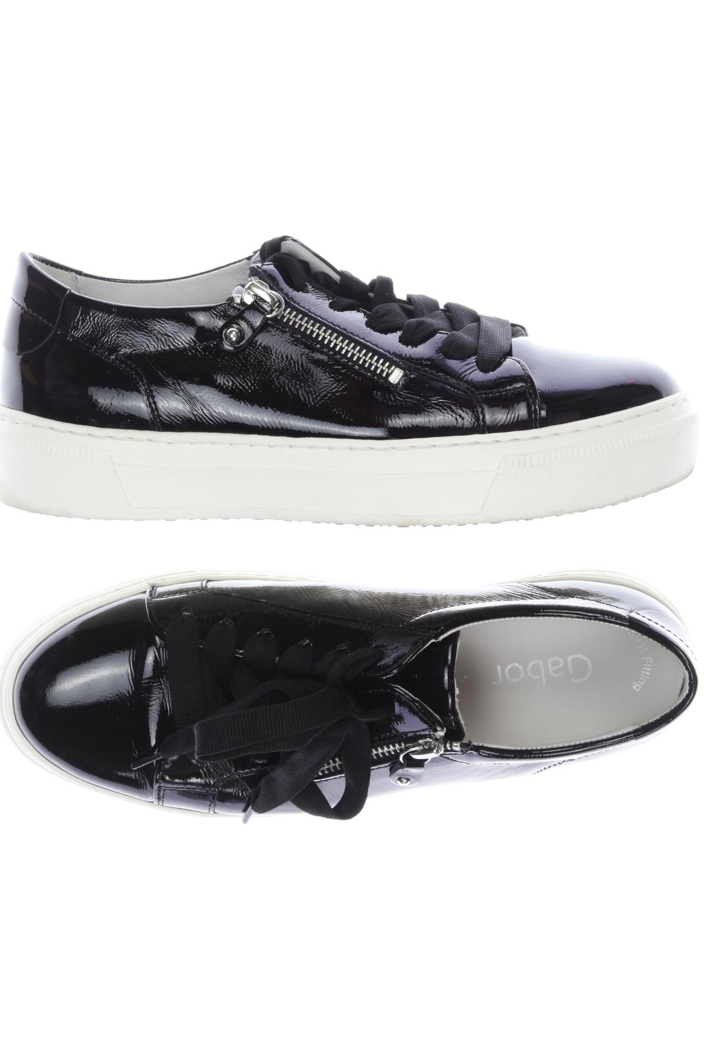 

Gabor Damen Sneakers, schwarz, Gr. 5