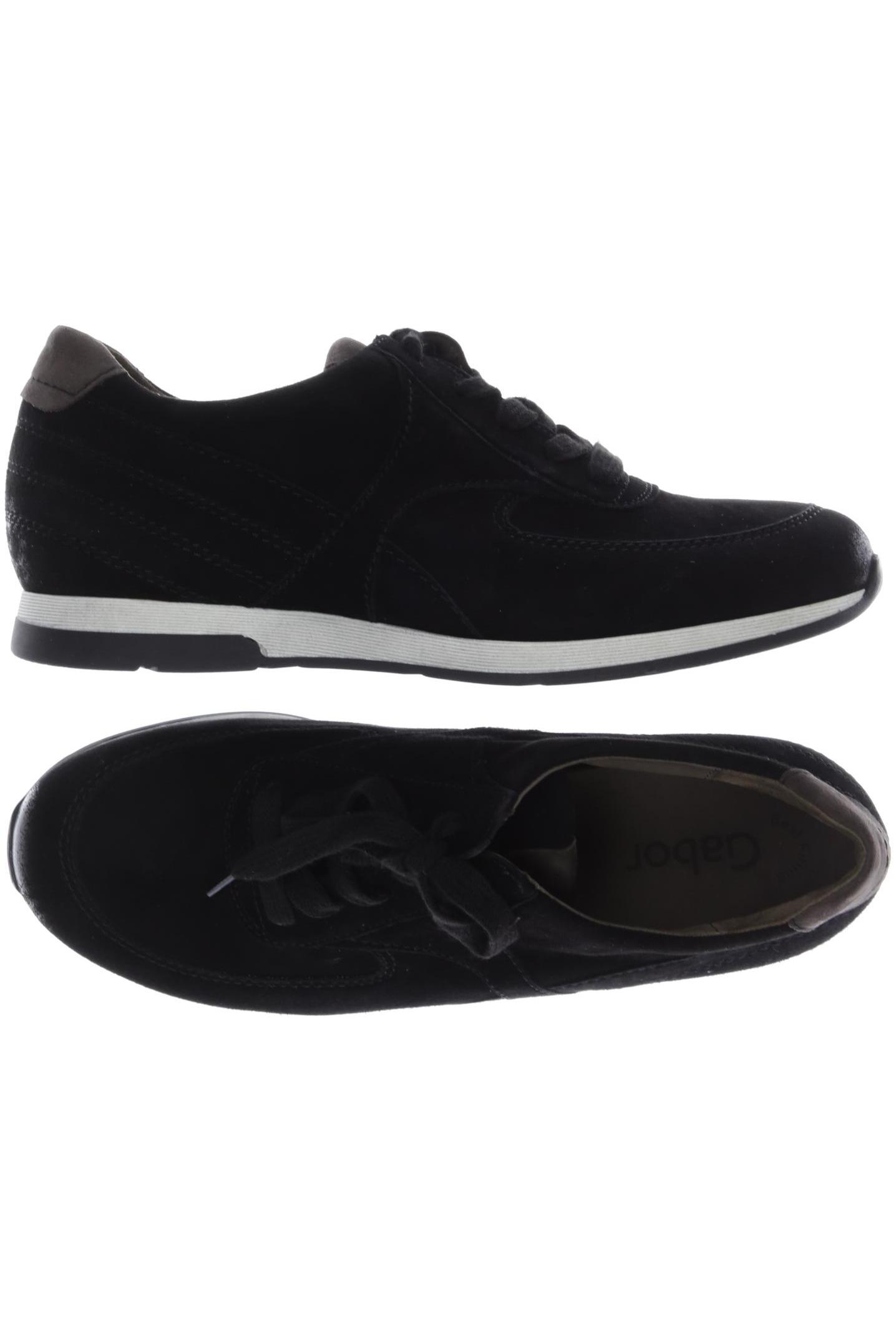 

Gabor Damen Sneakers, schwarz, Gr. 5.5