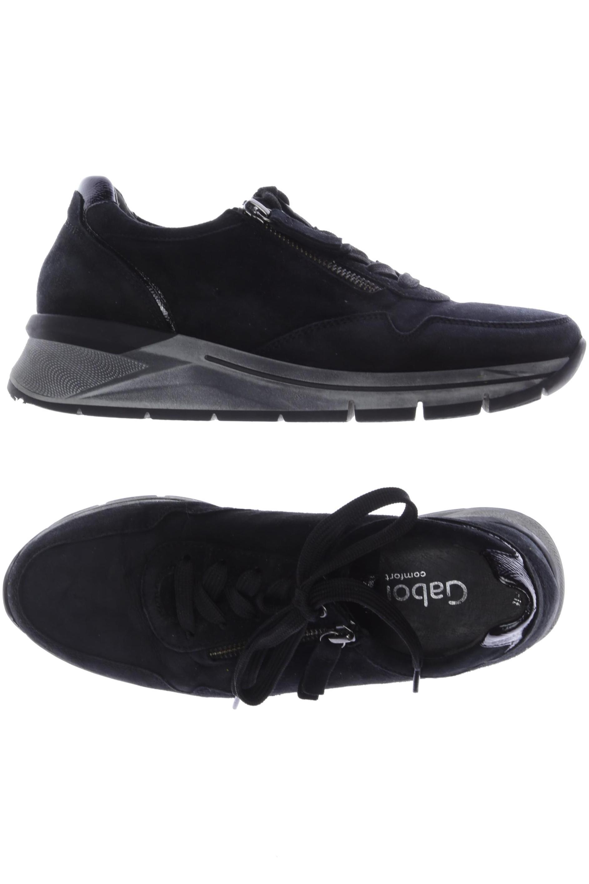 

Gabor Damen Sneakers, schwarz, Gr. 4.5