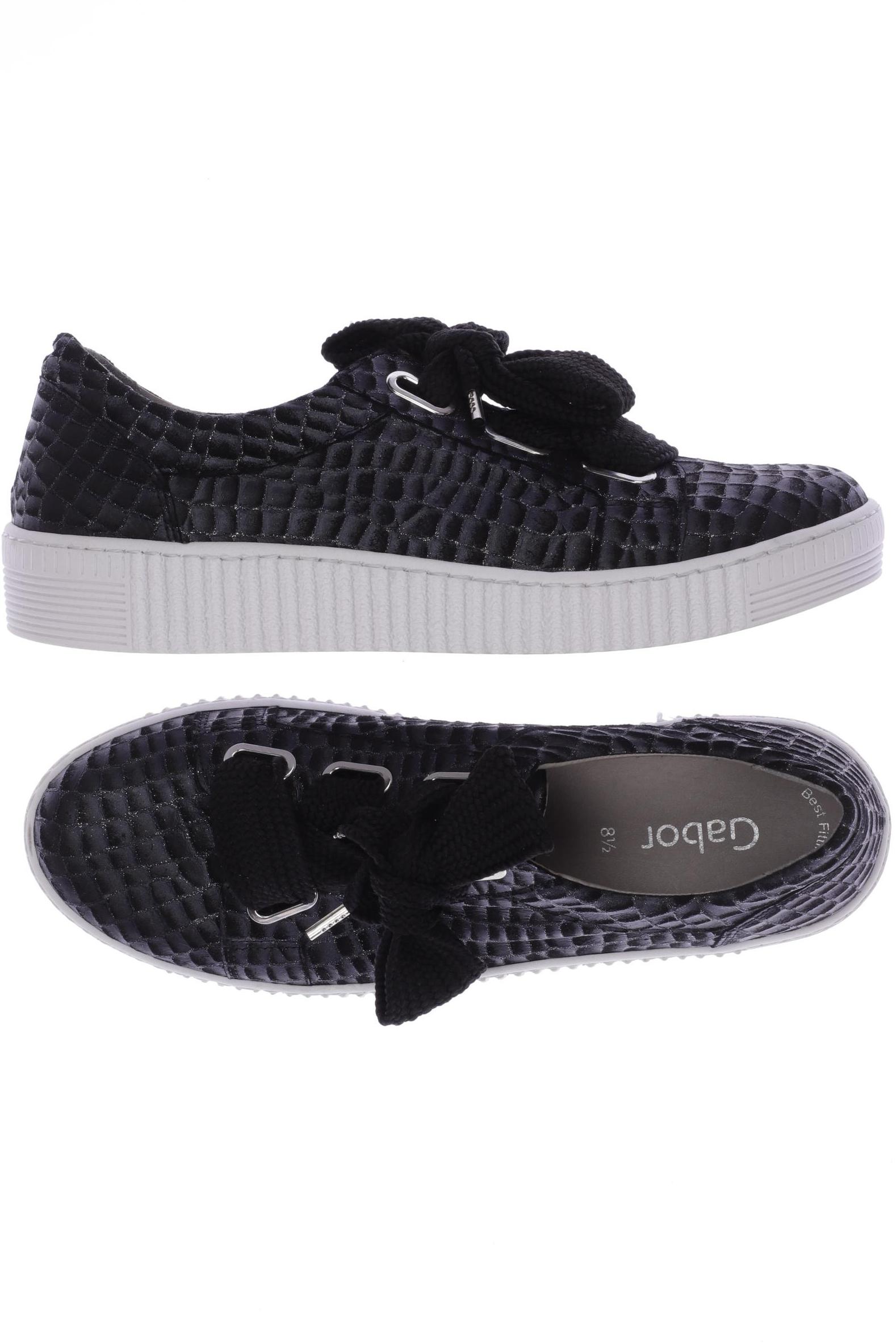 

Gabor Damen Sneakers, schwarz, Gr. 8.5