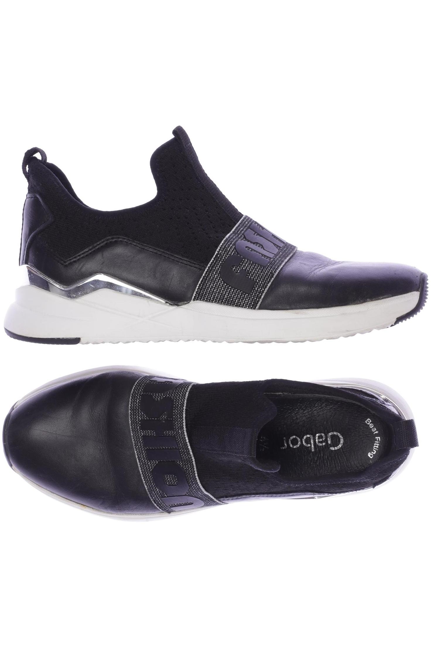 

Gabor Damen Sneakers, schwarz, Gr. 4.5
