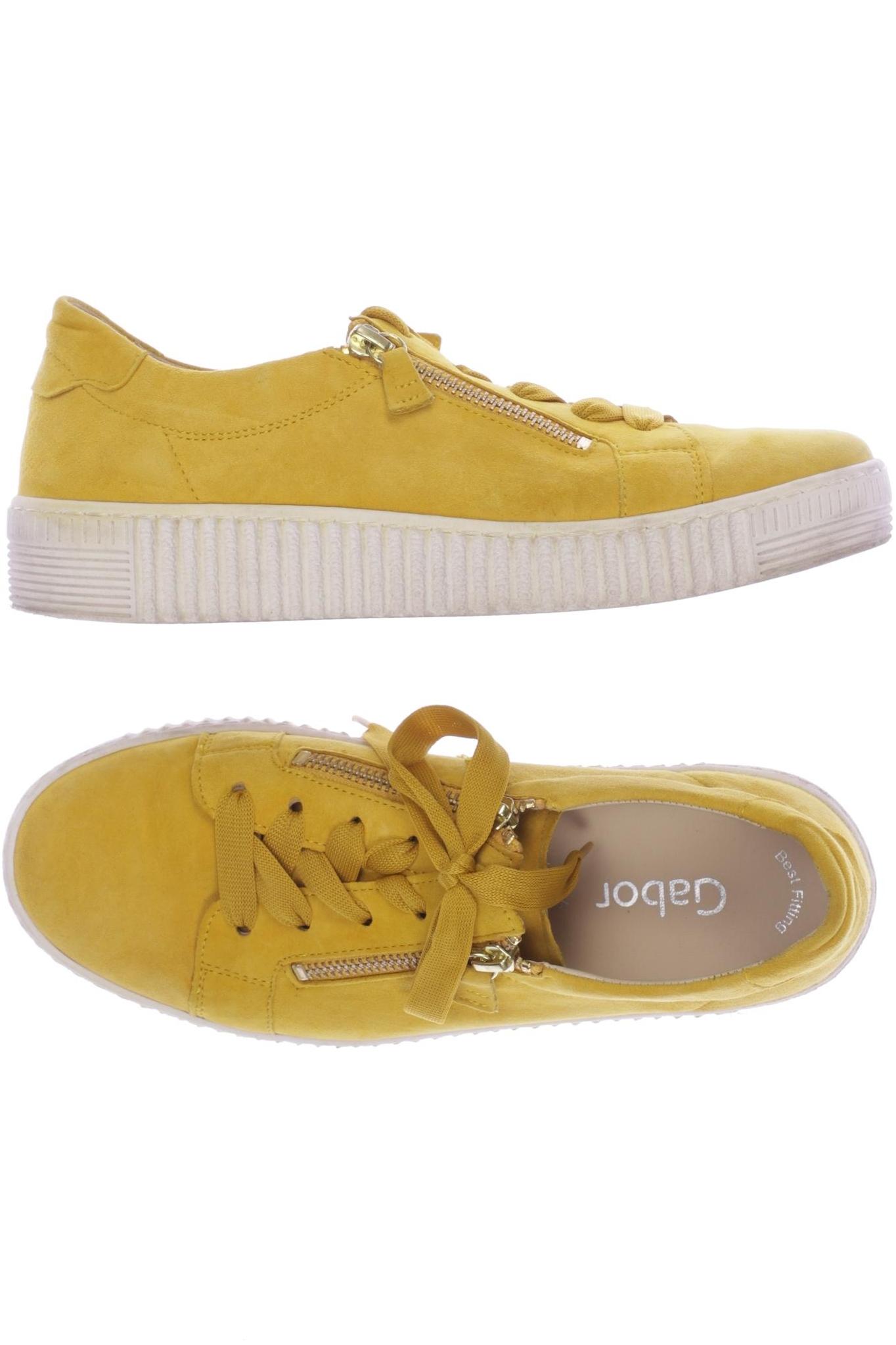 

Gabor Damen Sneakers, gelb, Gr. 5.5