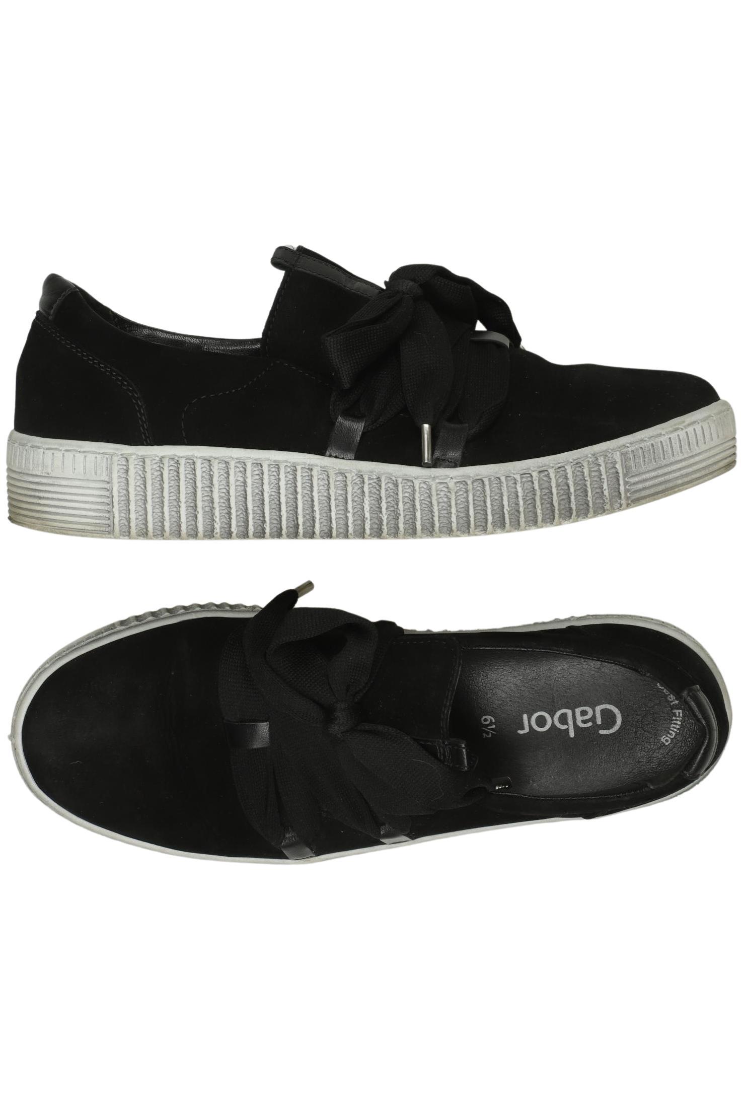 

Gabor Damen Sneakers, schwarz, Gr. 6.5