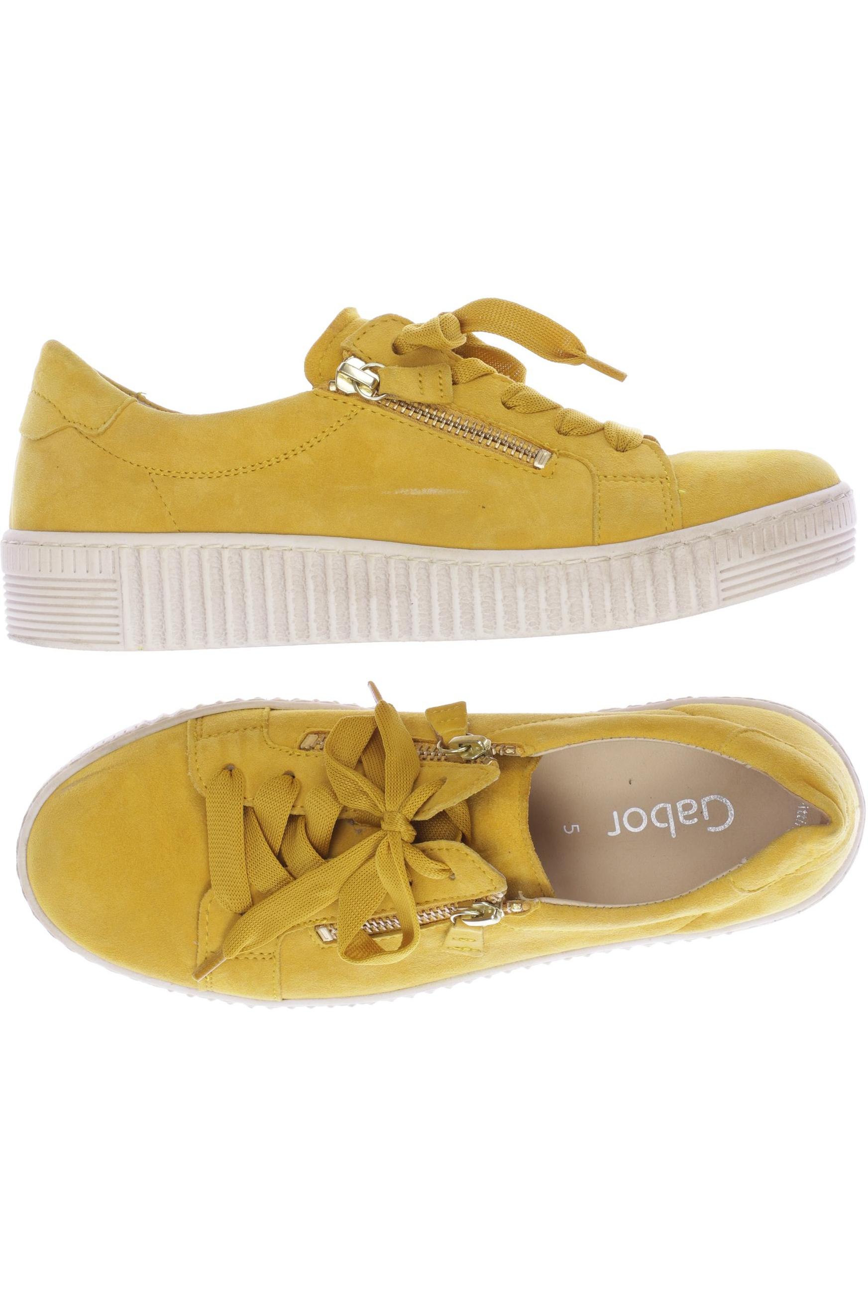 

Gabor Damen Sneakers, gelb, Gr. 5