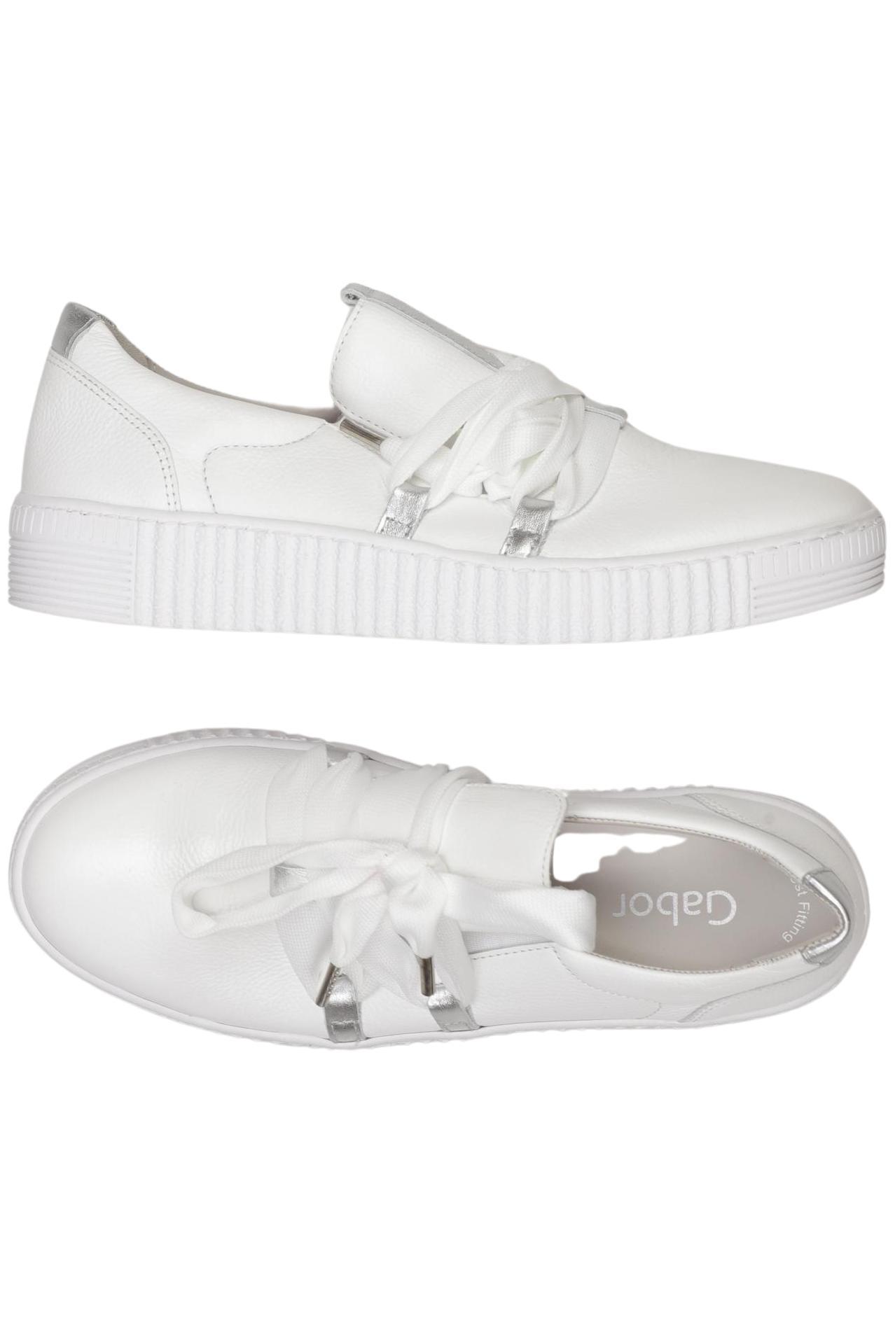 

Gabor Damen Sneakers, weiß, Gr. 6.5
