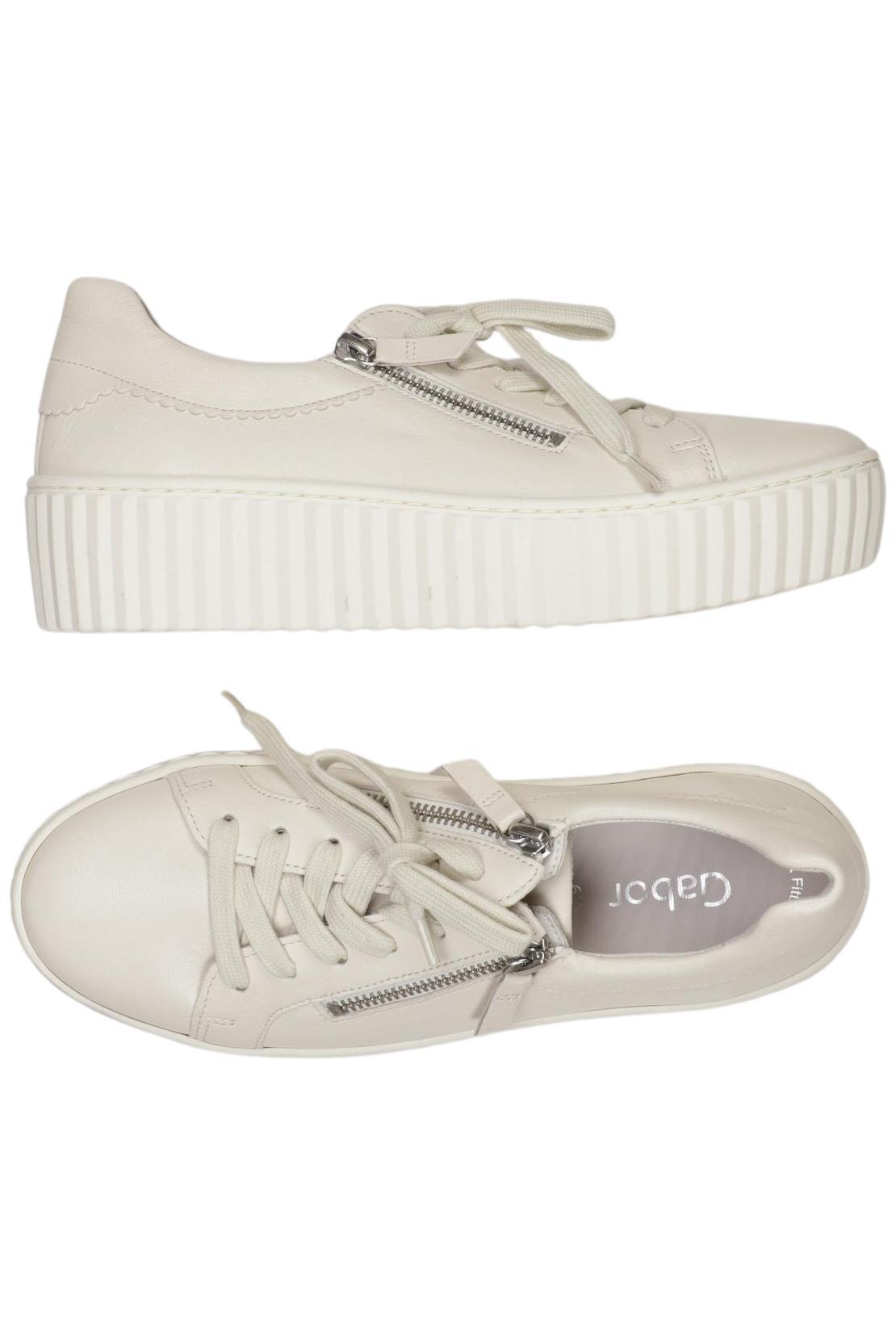 

Gabor Damen Sneakers, cremeweiß, Gr. 6.5