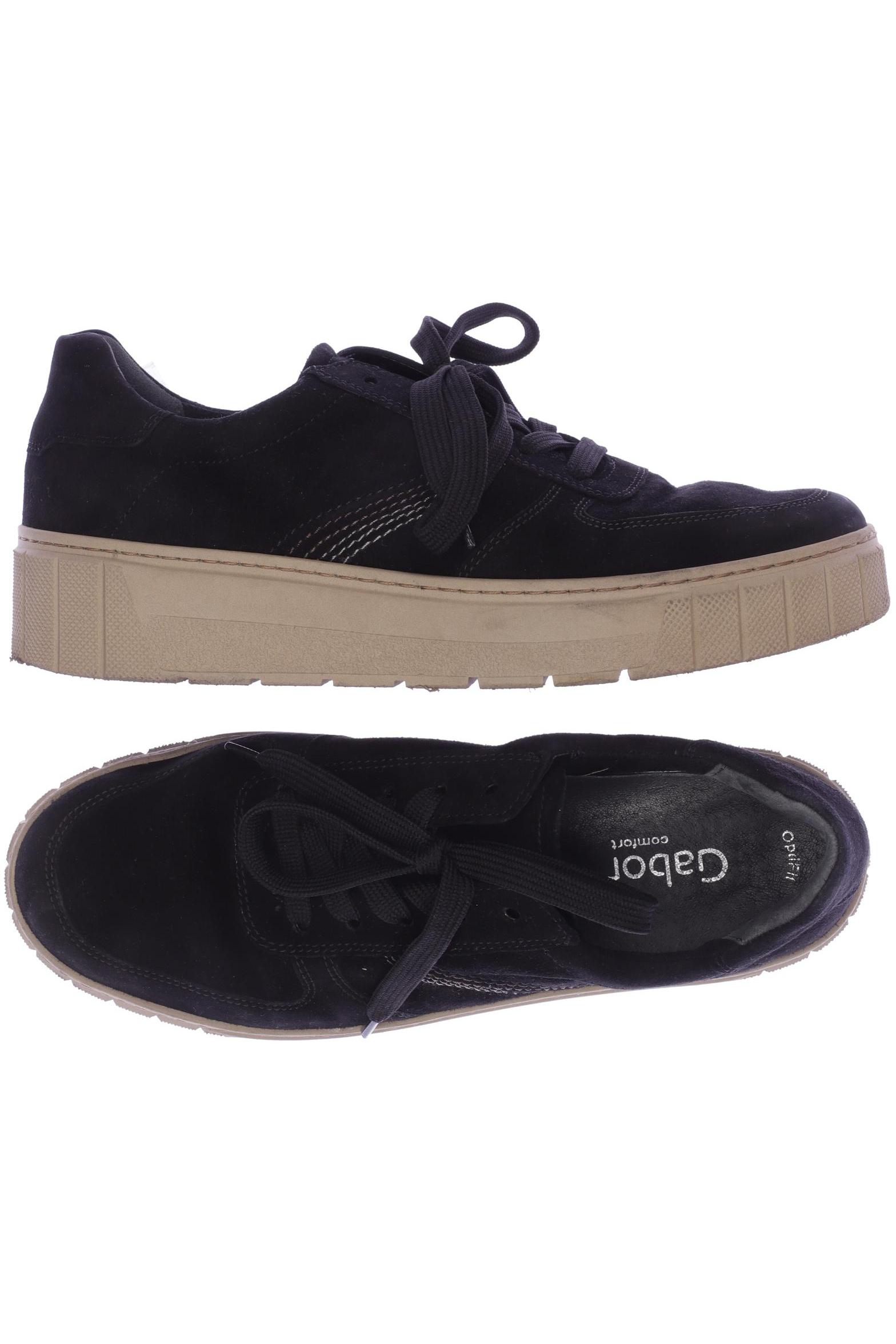

Gabor Damen Sneakers, schwarz, Gr. 7