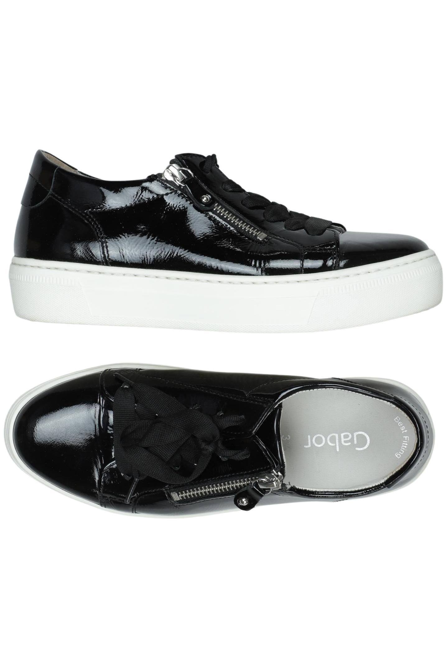 

Gabor Damen Sneakers, schwarz, Gr. 3.5