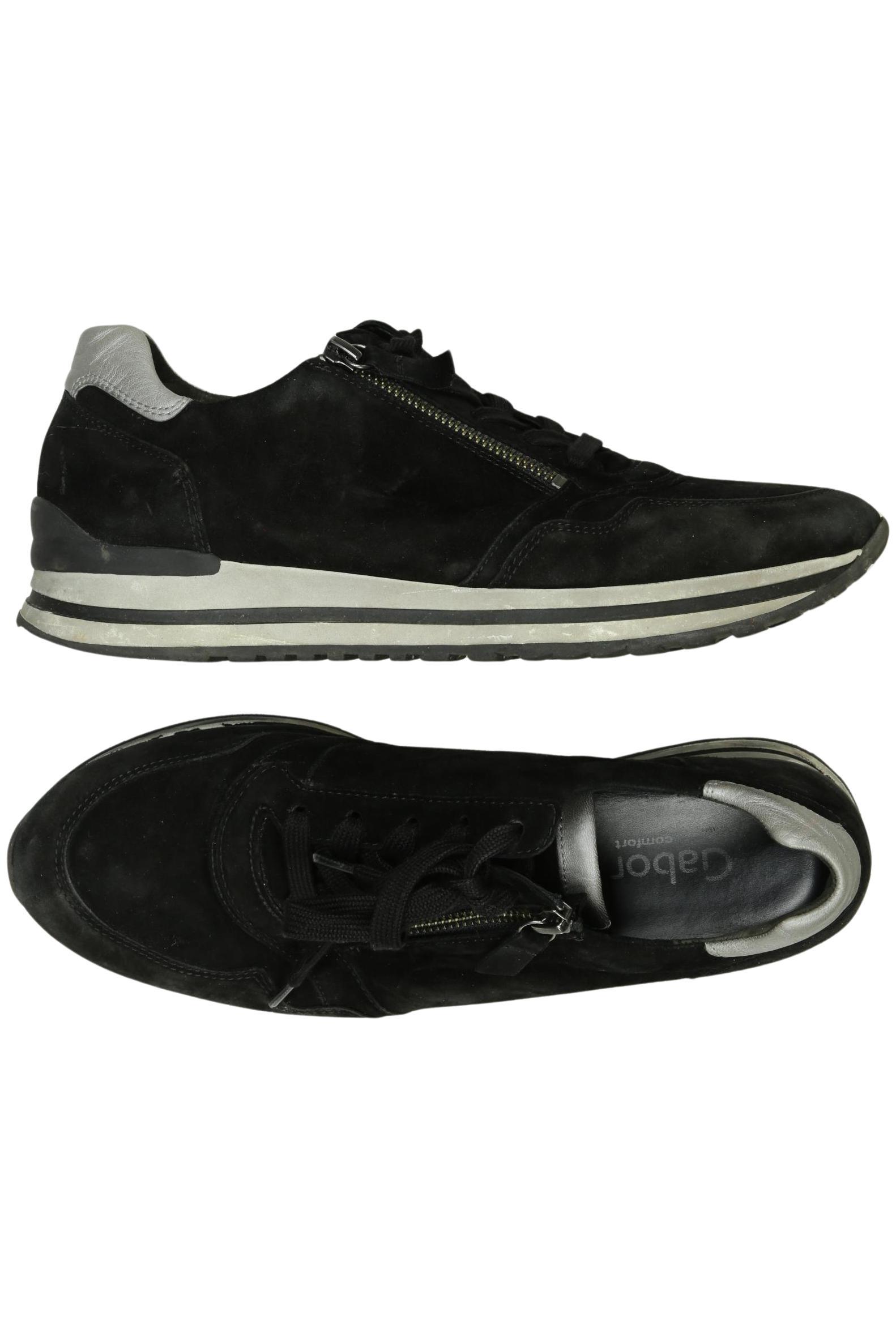 

Gabor Damen Sneakers, schwarz, Gr. 6.5