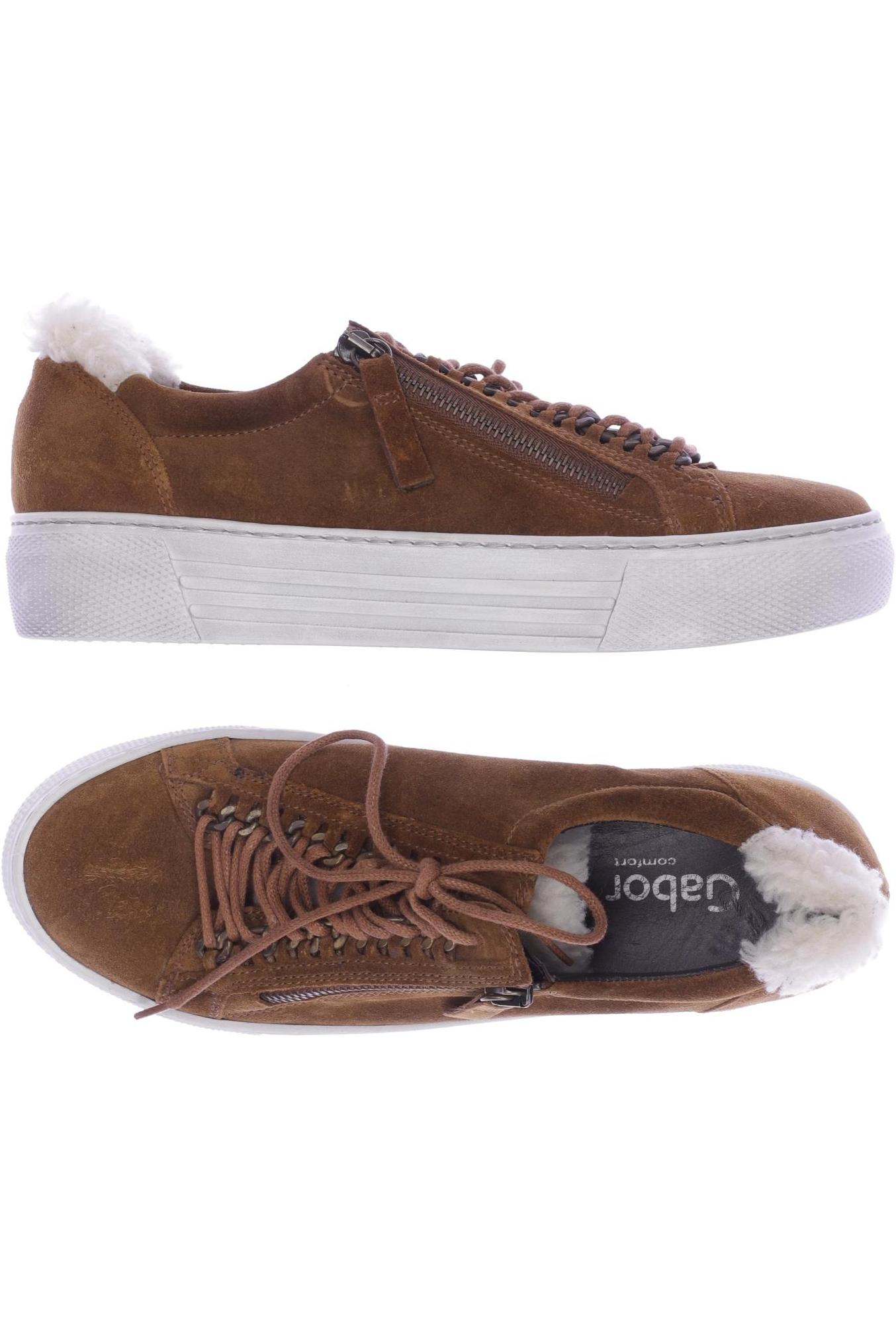 

Gabor Damen Sneakers, braun, Gr. 4.5