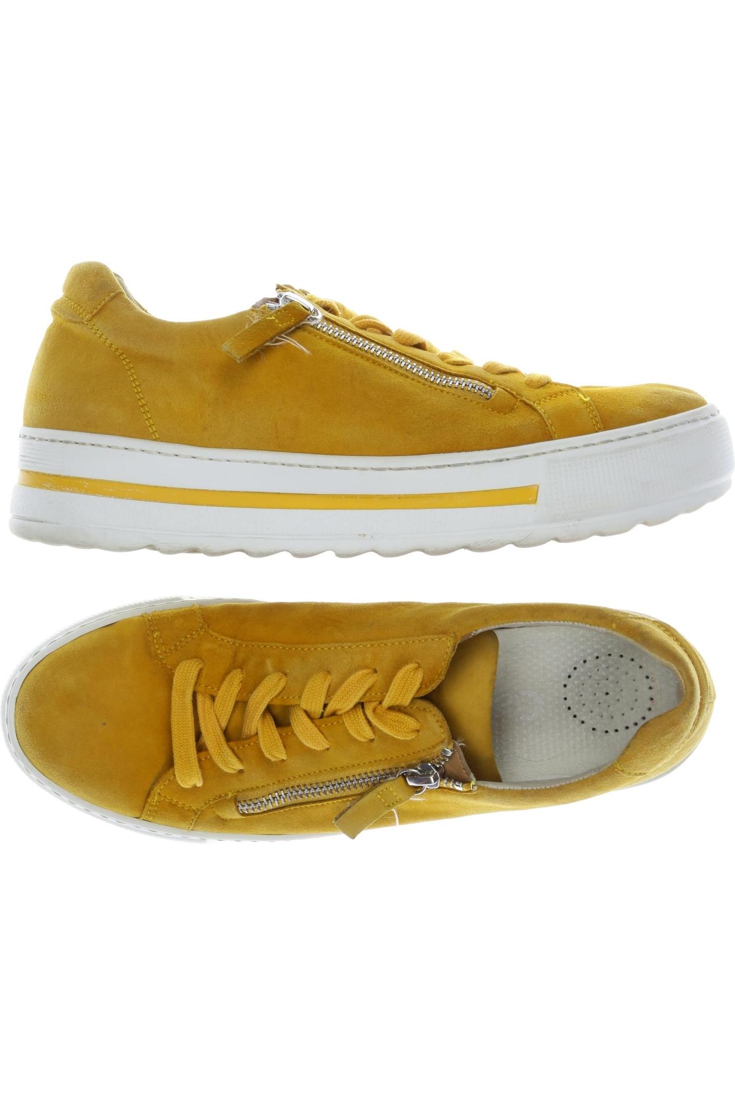 

Gabor Damen Sneakers, gelb, Gr. 6.5