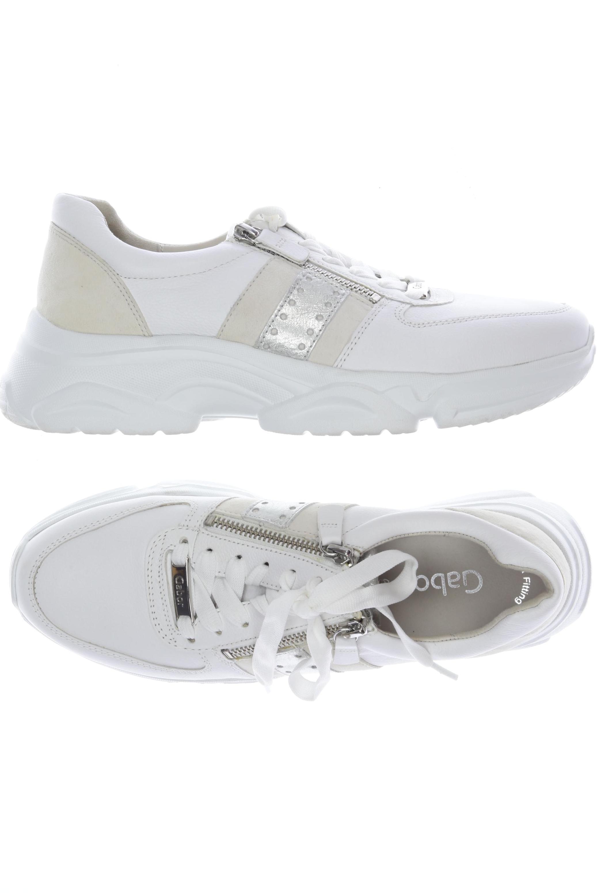

Gabor Damen Sneakers, weiß, Gr. 6.5