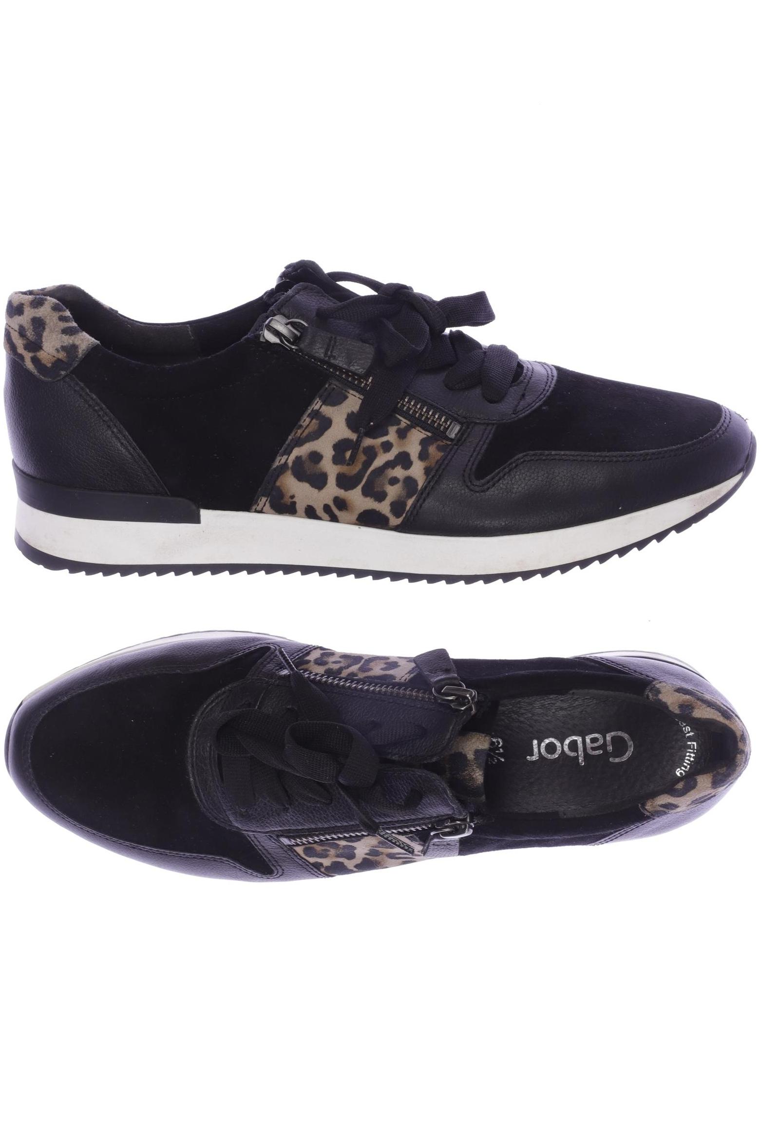 

Gabor Damen Sneakers, schwarz, Gr. 6.5