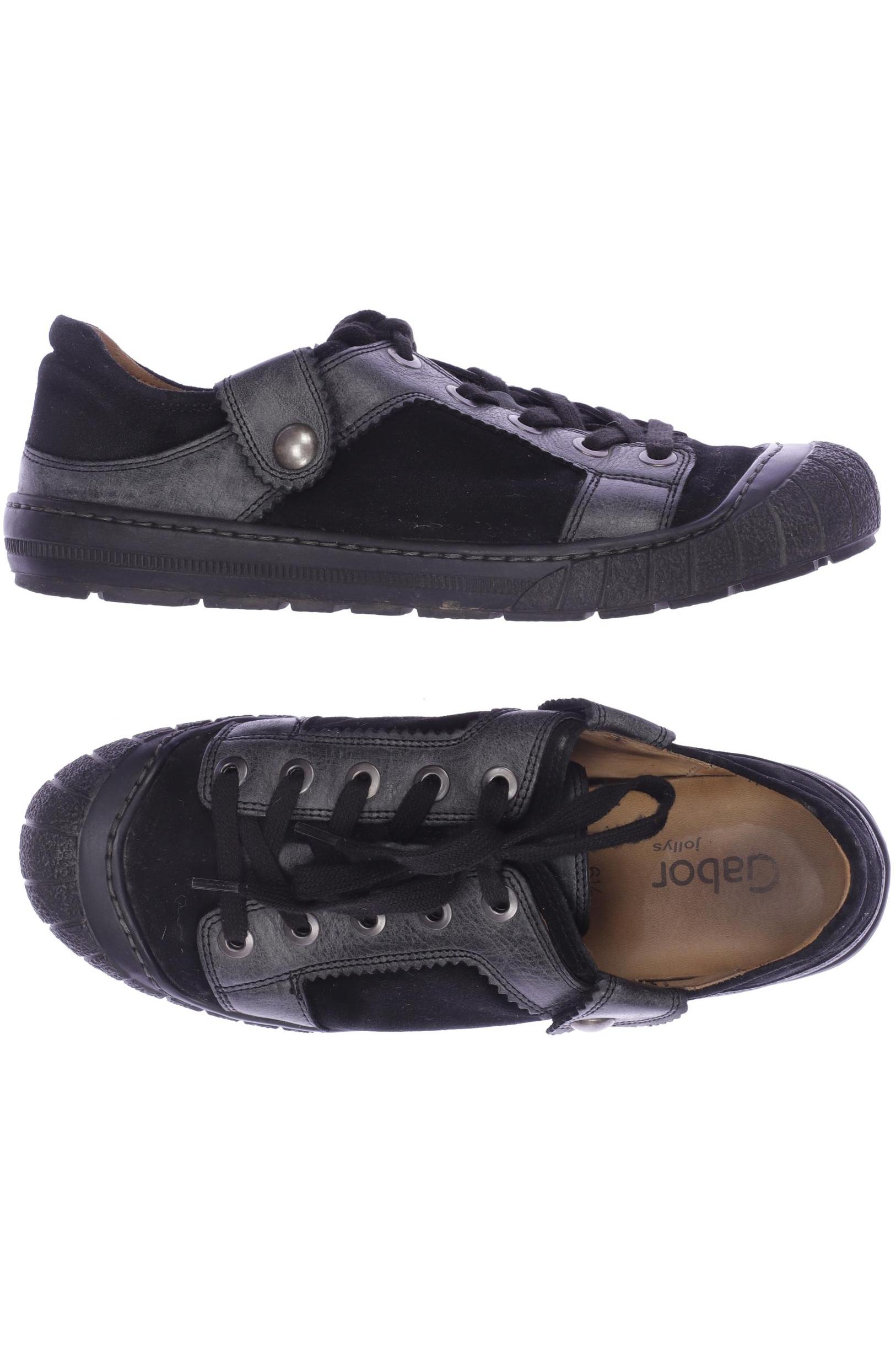 

Gabor Damen Sneakers, schwarz, Gr. 6.5