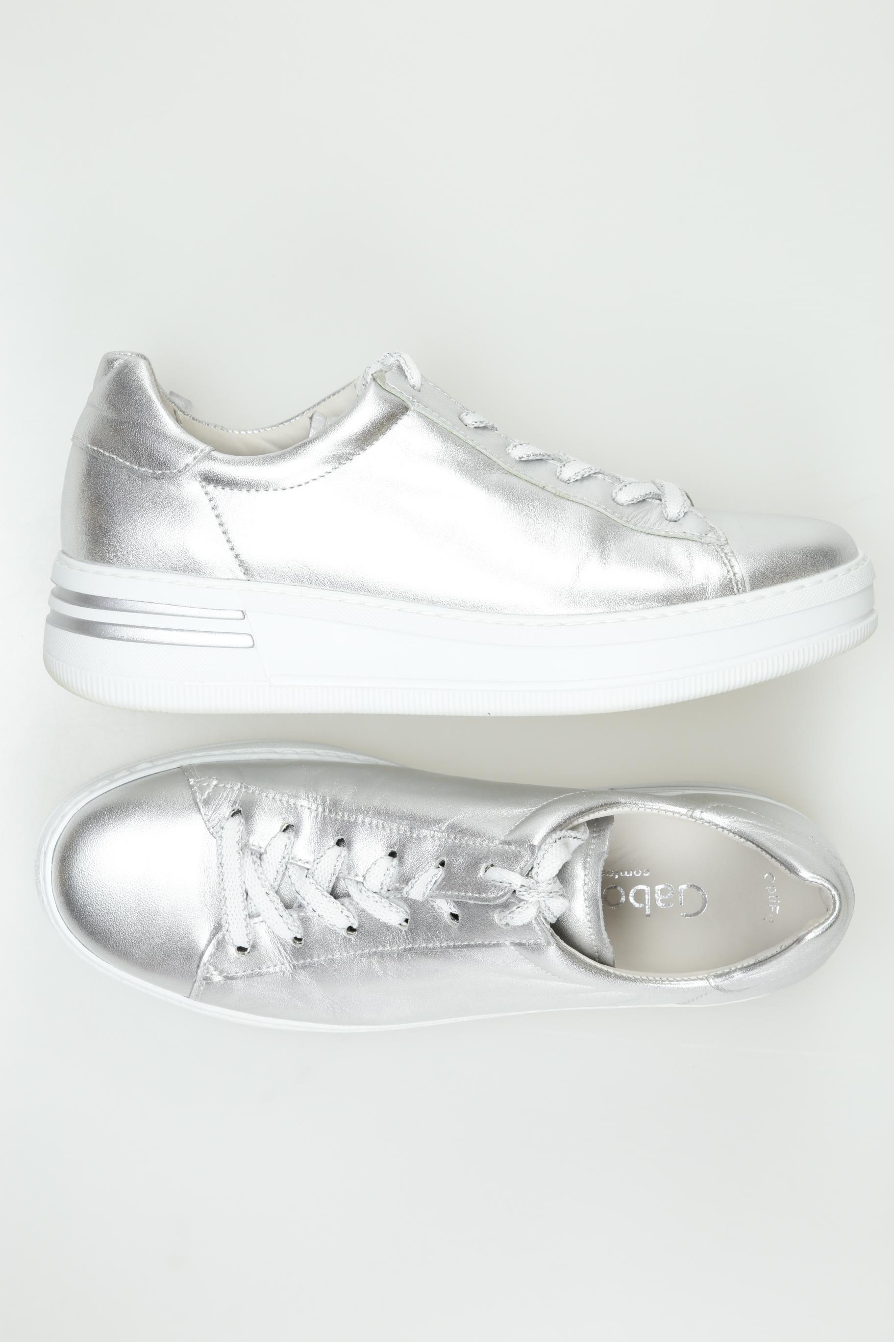 

Gabor Damen Sneakers, silber, Gr. 5.5