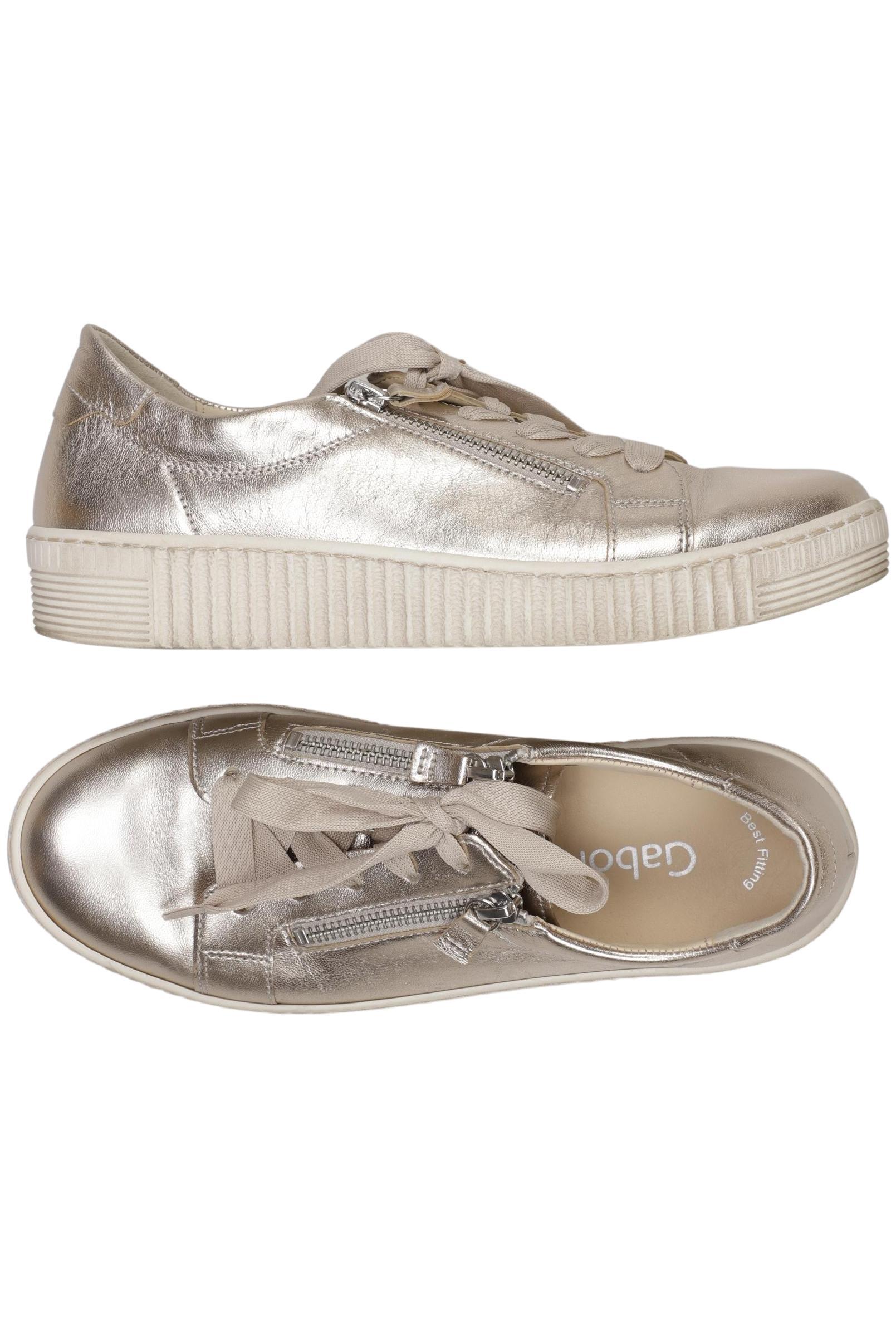 

Gabor Damen Sneakers, silber, Gr. 6.5