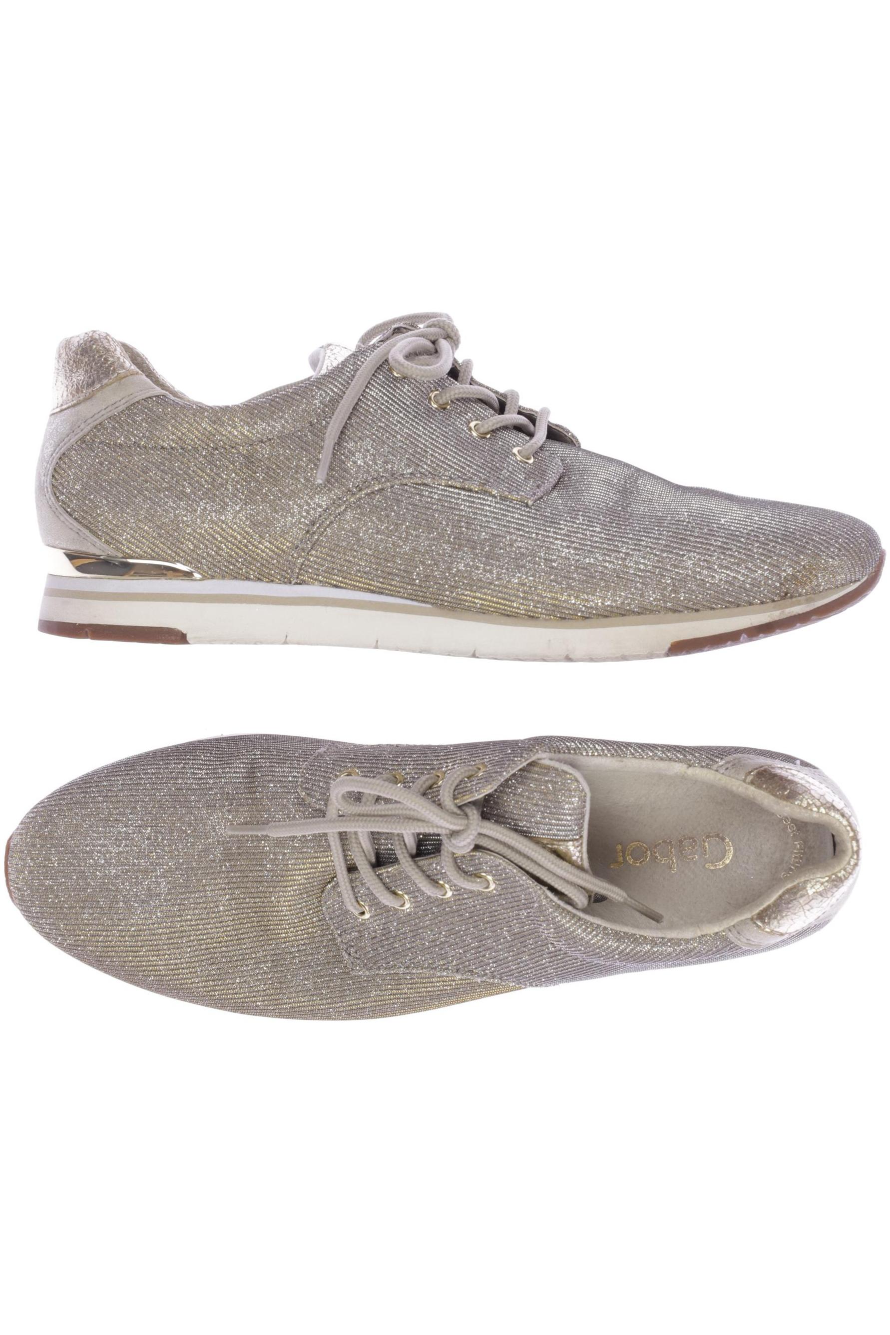 

Gabor Damen Sneakers, silber, Gr. 6.5