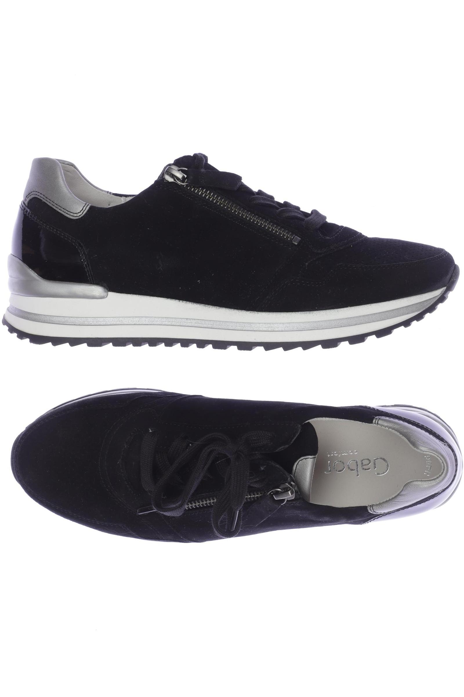 

Gabor Damen Sneakers, schwarz, Gr. 6.5