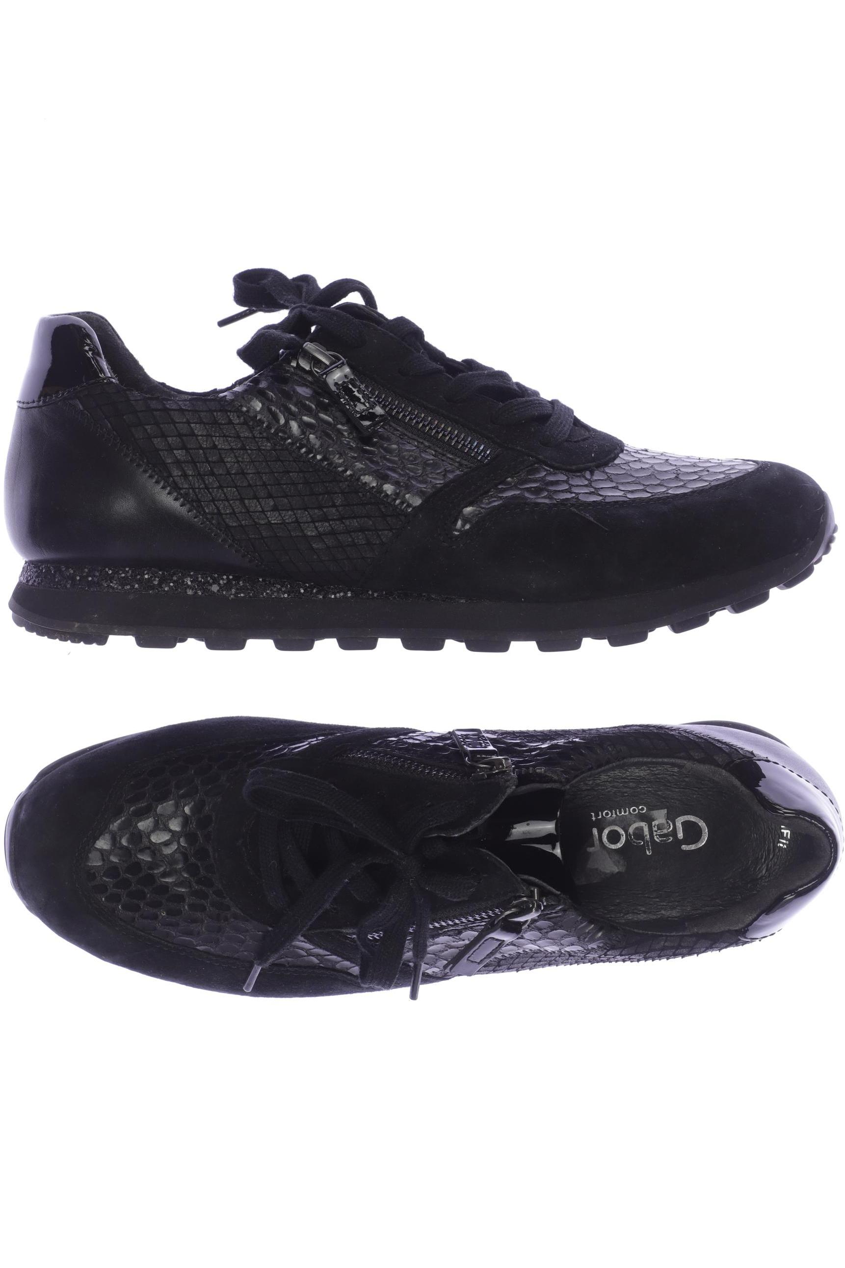 

Gabor Damen Sneakers, schwarz, Gr. 7