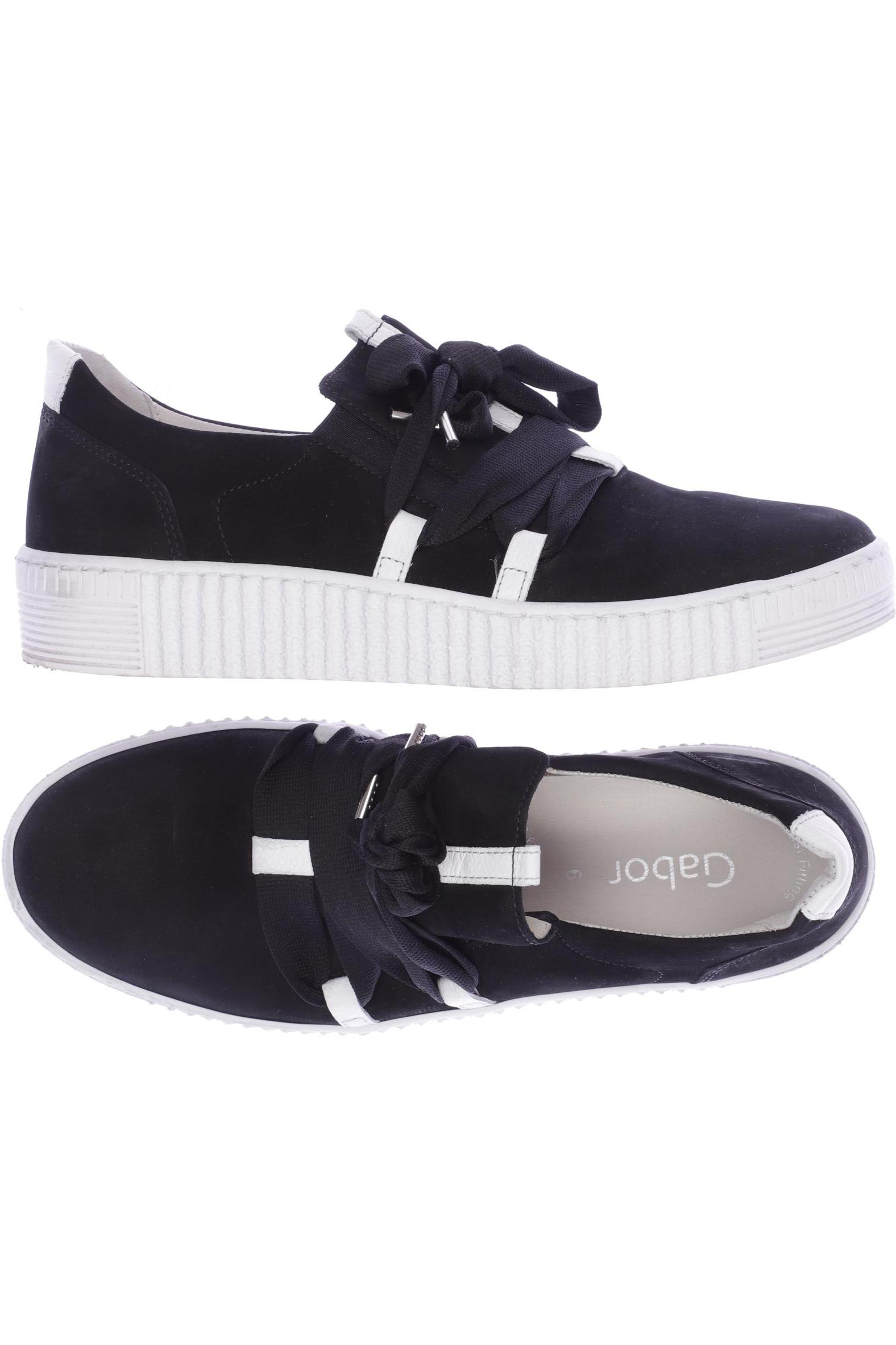 

Gabor Damen Sneakers, schwarz, Gr. 6
