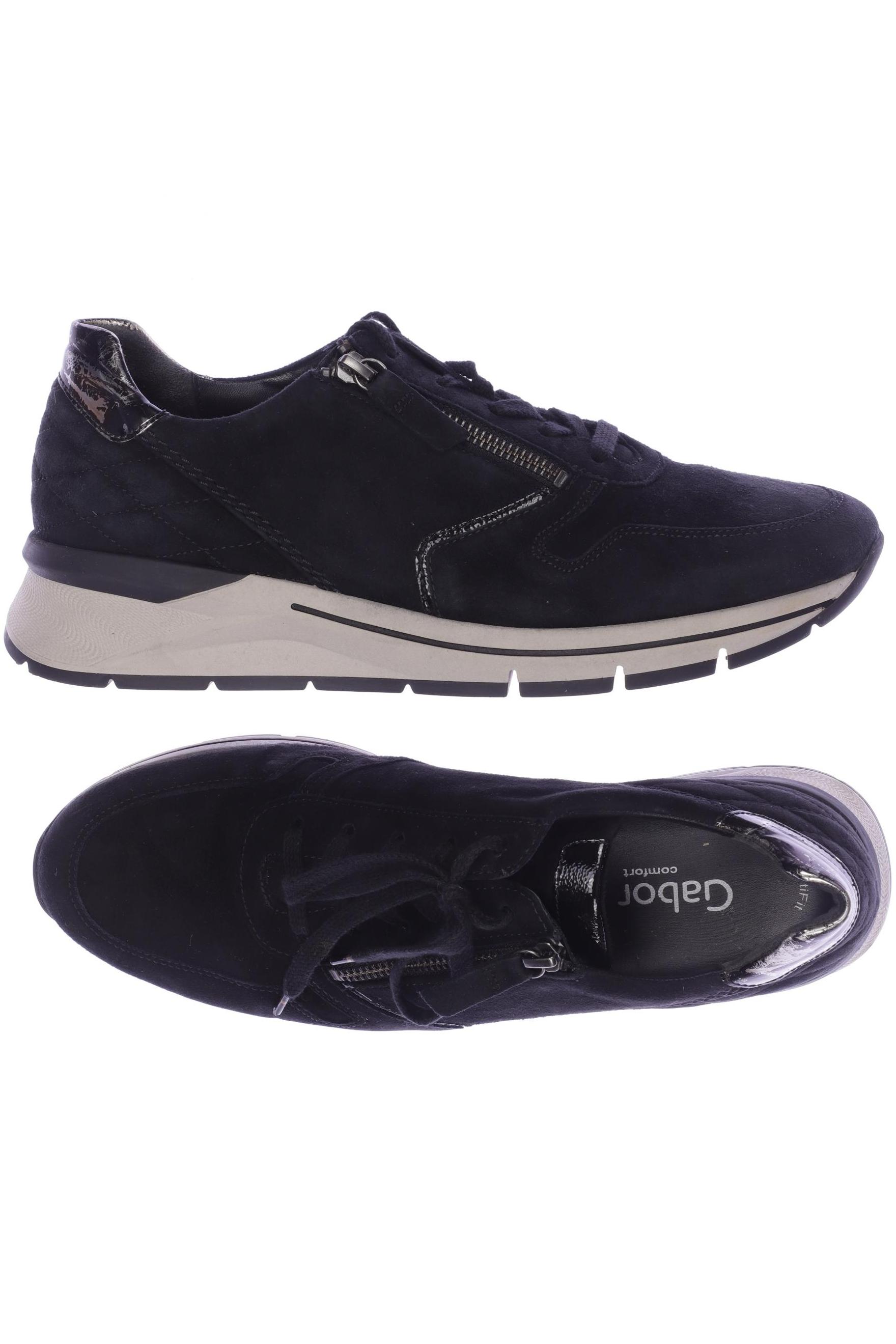 

Gabor Damen Sneakers, schwarz, Gr. 8