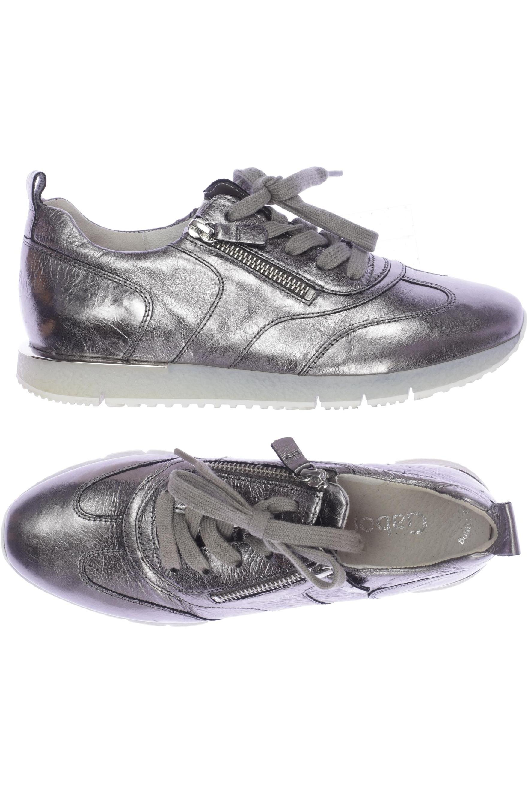 

Gabor Damen Sneakers, silber, Gr. 4.5