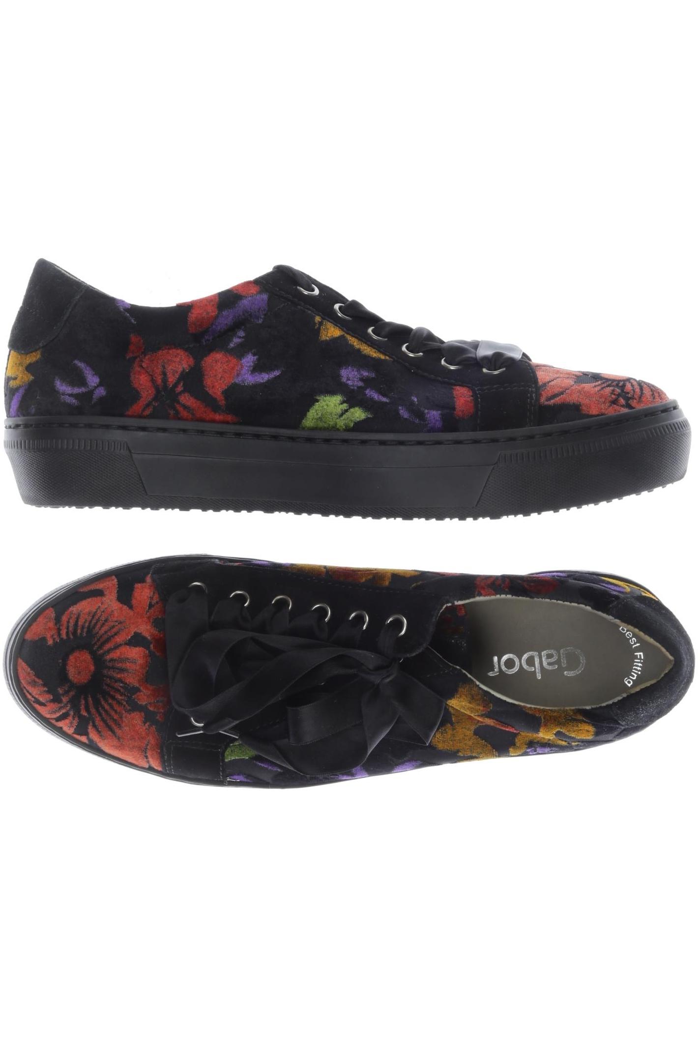 

Gabor Damen Sneakers, schwarz, Gr. 6