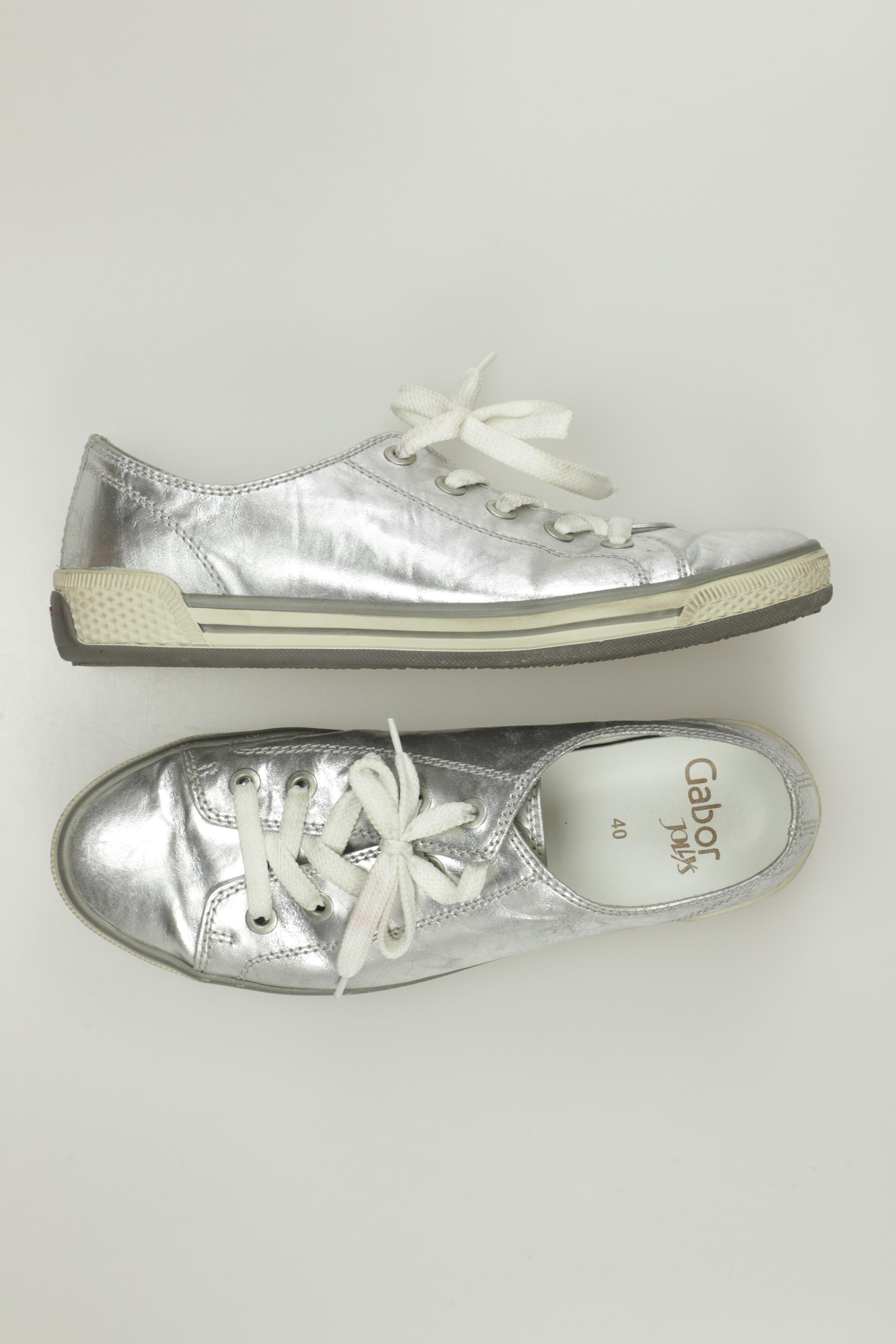 

Gabor Damen Sneakers, silber