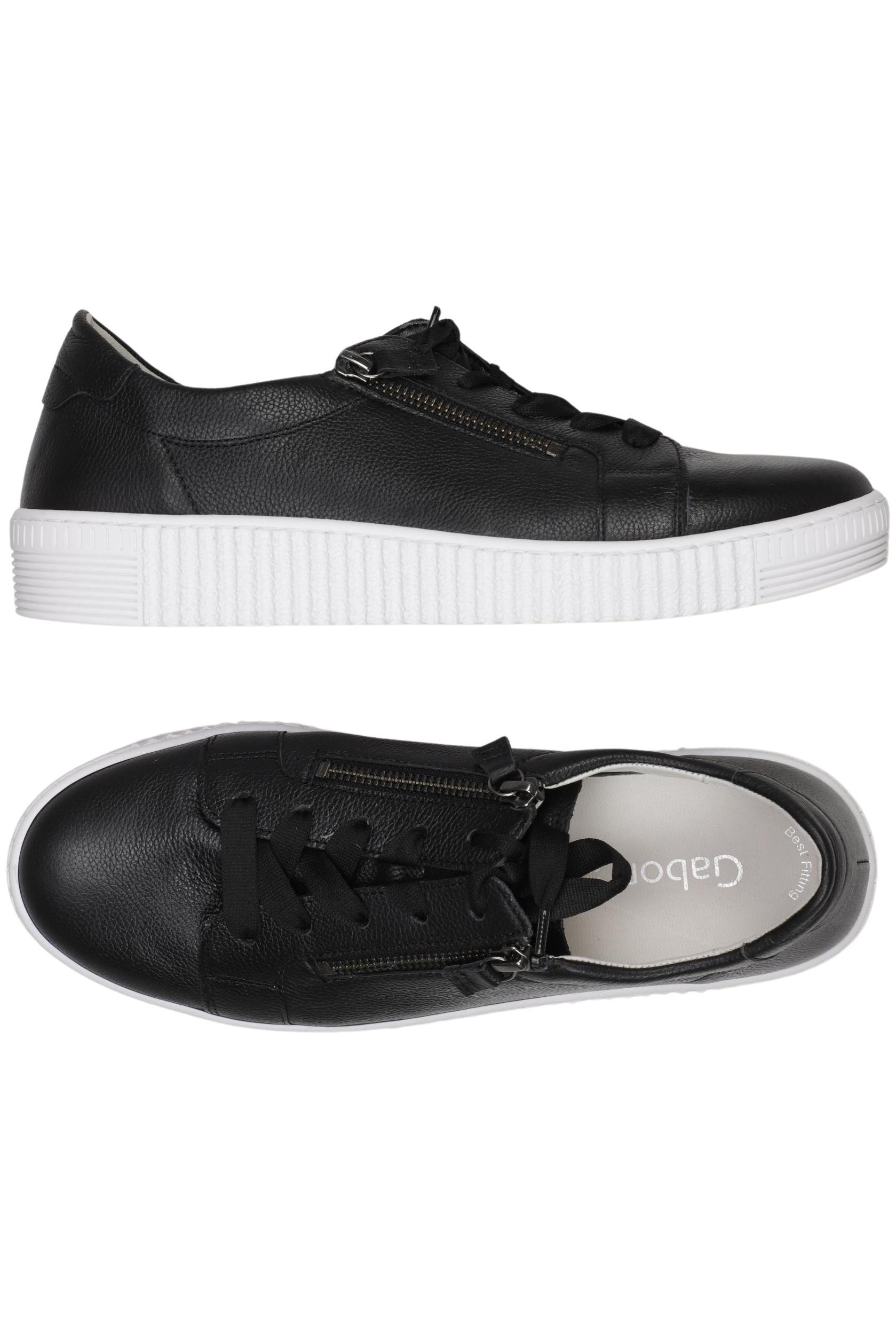 

Gabor Damen Sneakers, schwarz, Gr. 8.5