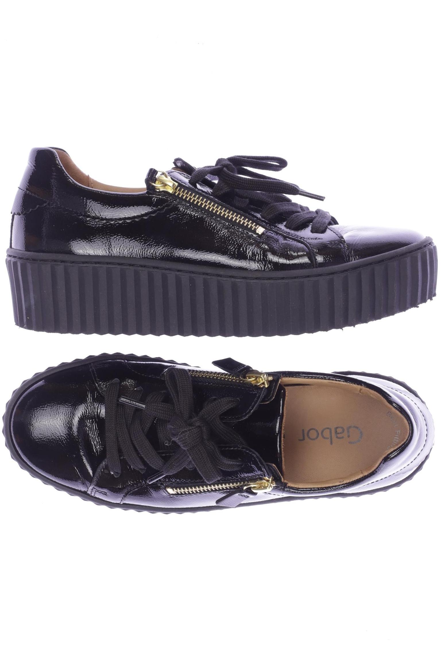 

Gabor Damen Sneakers, schwarz, Gr. 5