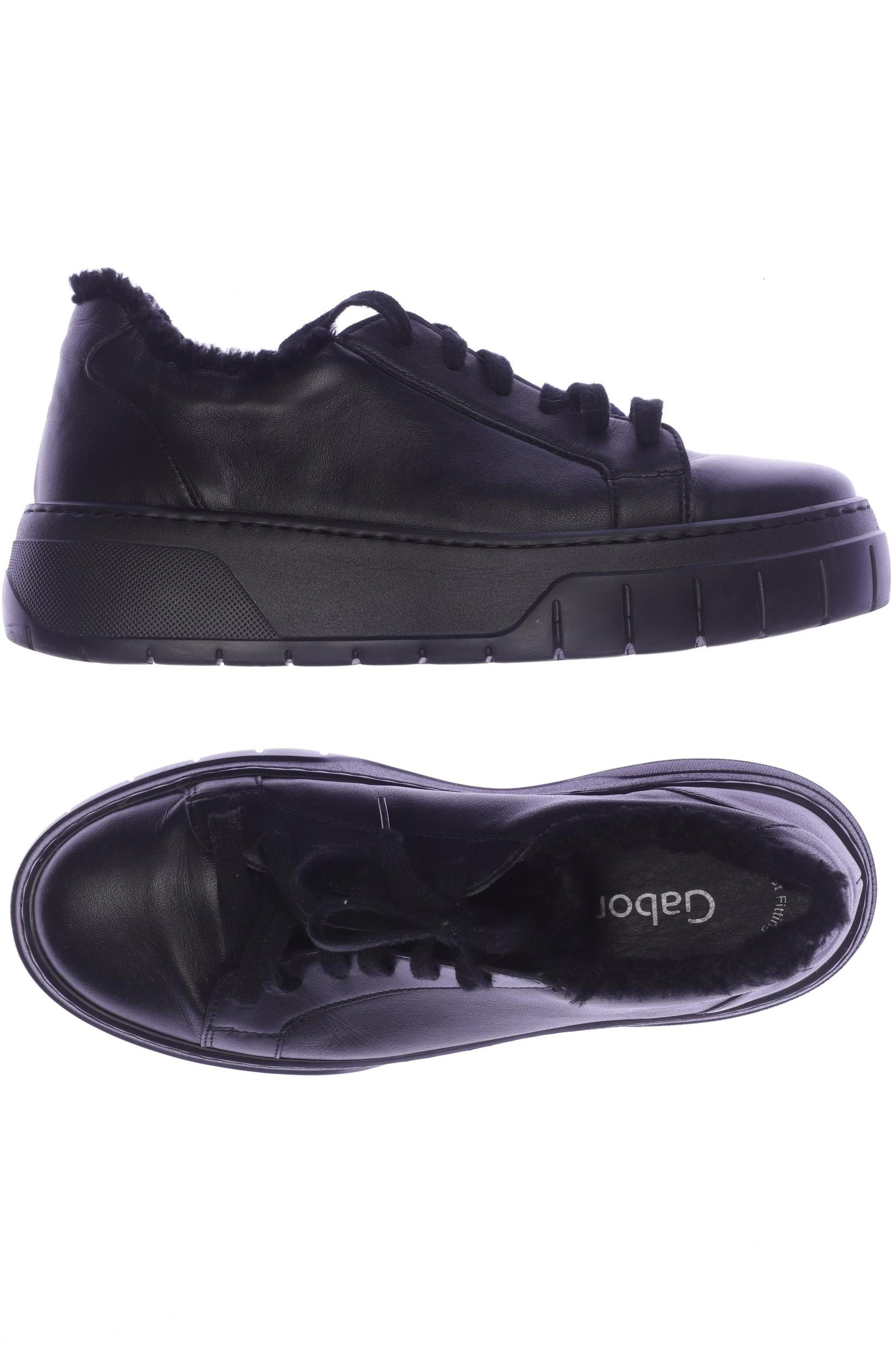 

Gabor Damen Sneakers, schwarz, Gr. 6.5