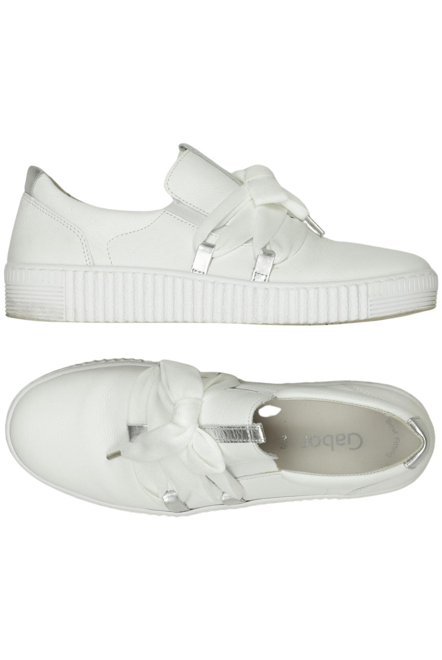 

Gabor Damen Sneakers, weiß, Gr. 6.5