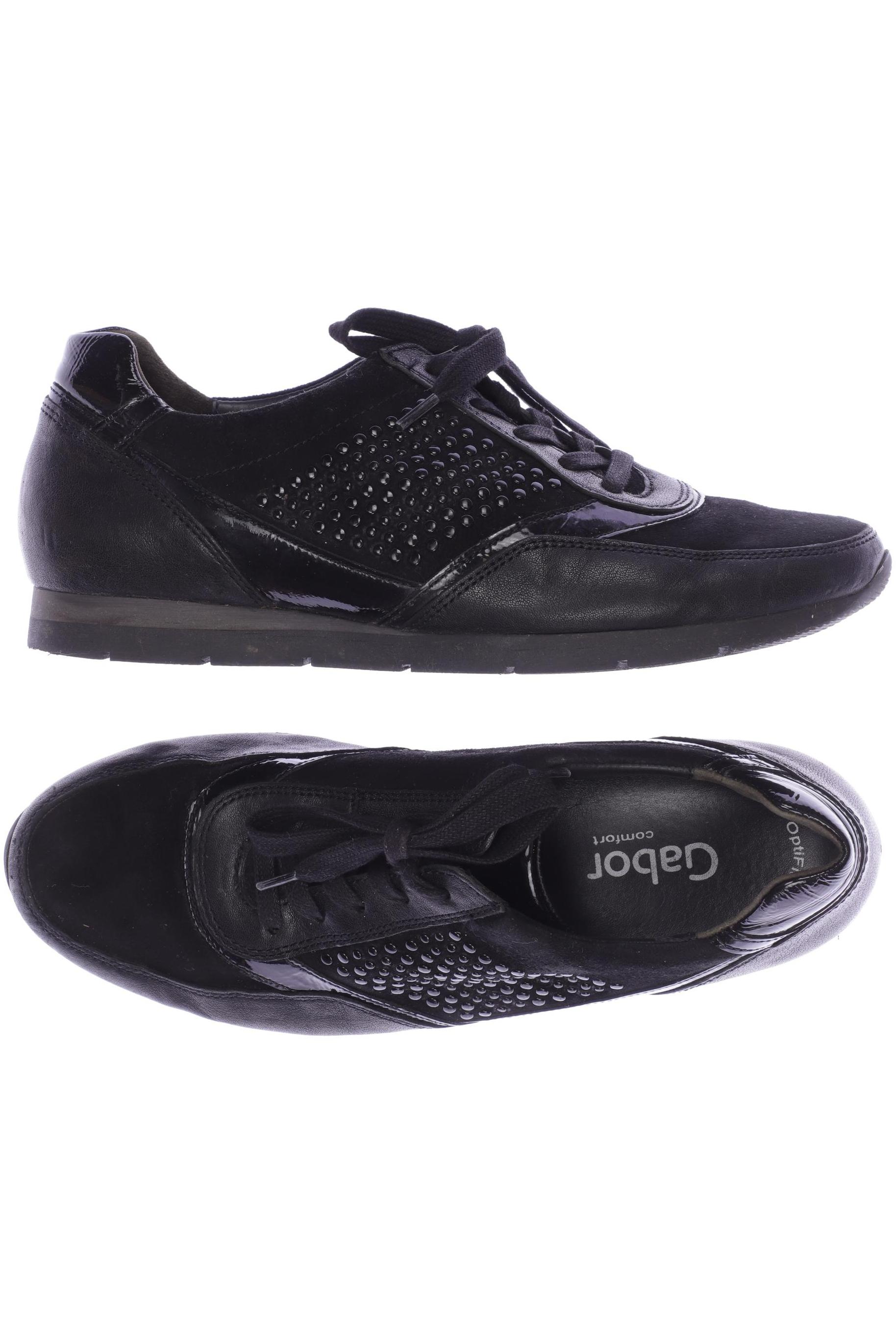 

Gabor Damen Sneakers, schwarz, Gr. 5