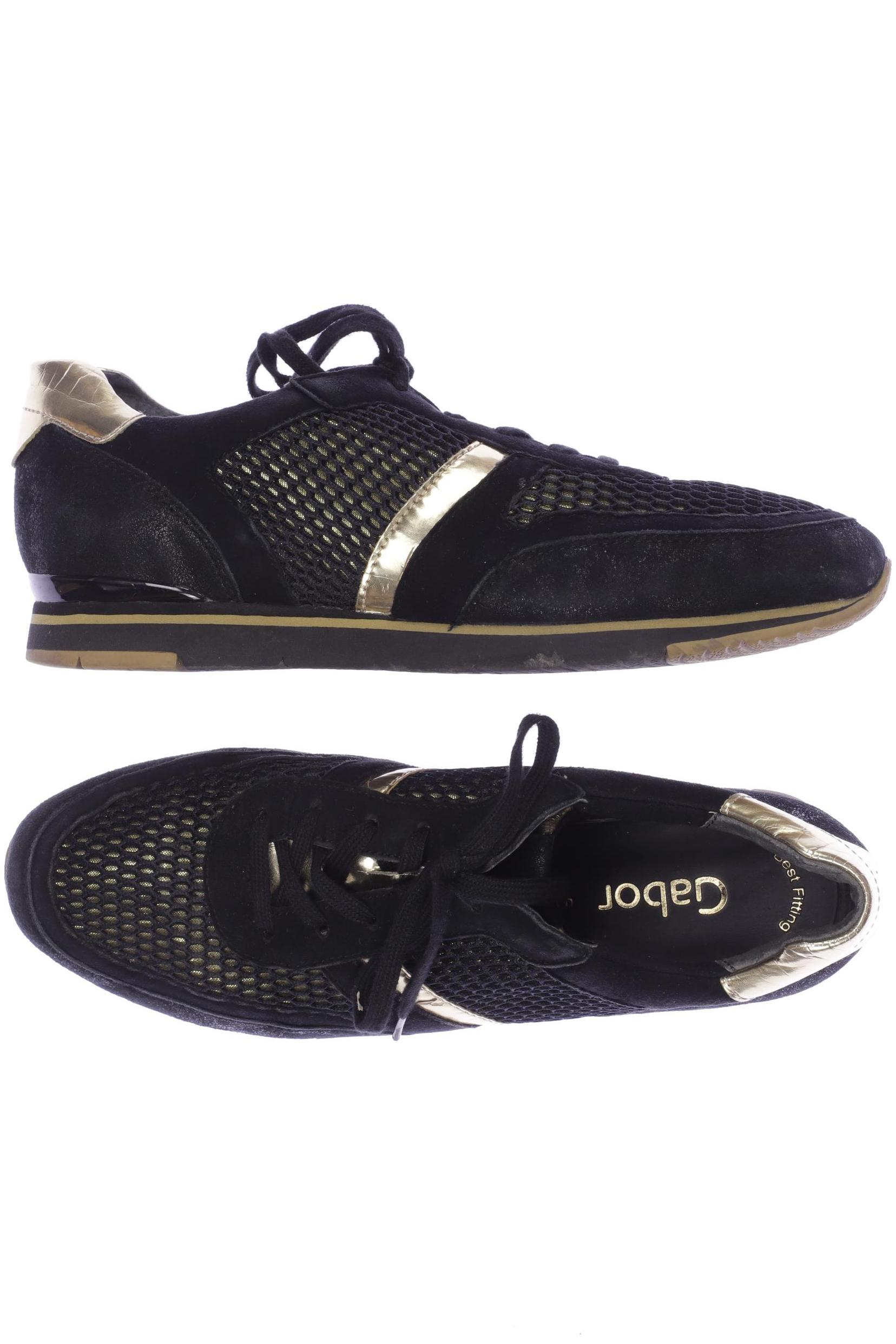 

Gabor Damen Sneakers, schwarz, Gr. 5