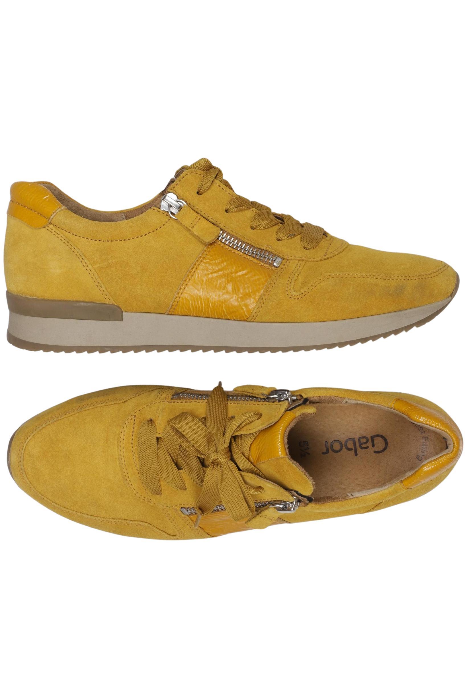 

Gabor Damen Sneakers, gelb, Gr. 5.5