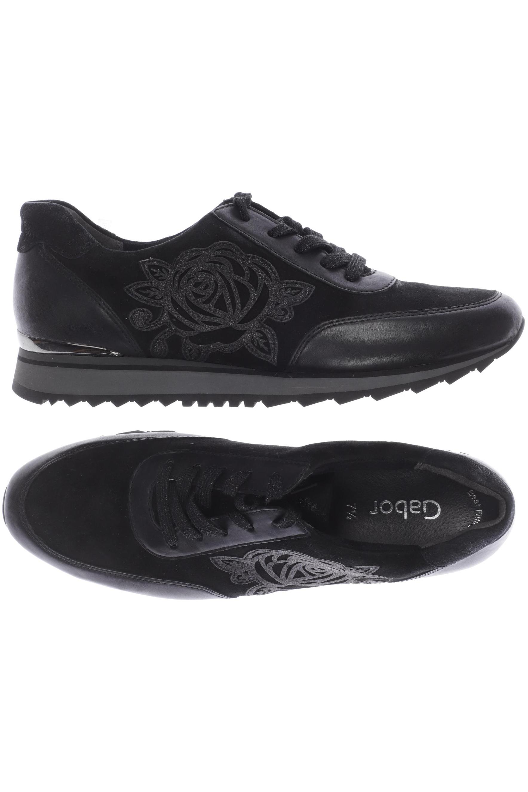 

Gabor Damen Sneakers, schwarz, Gr. 7.5