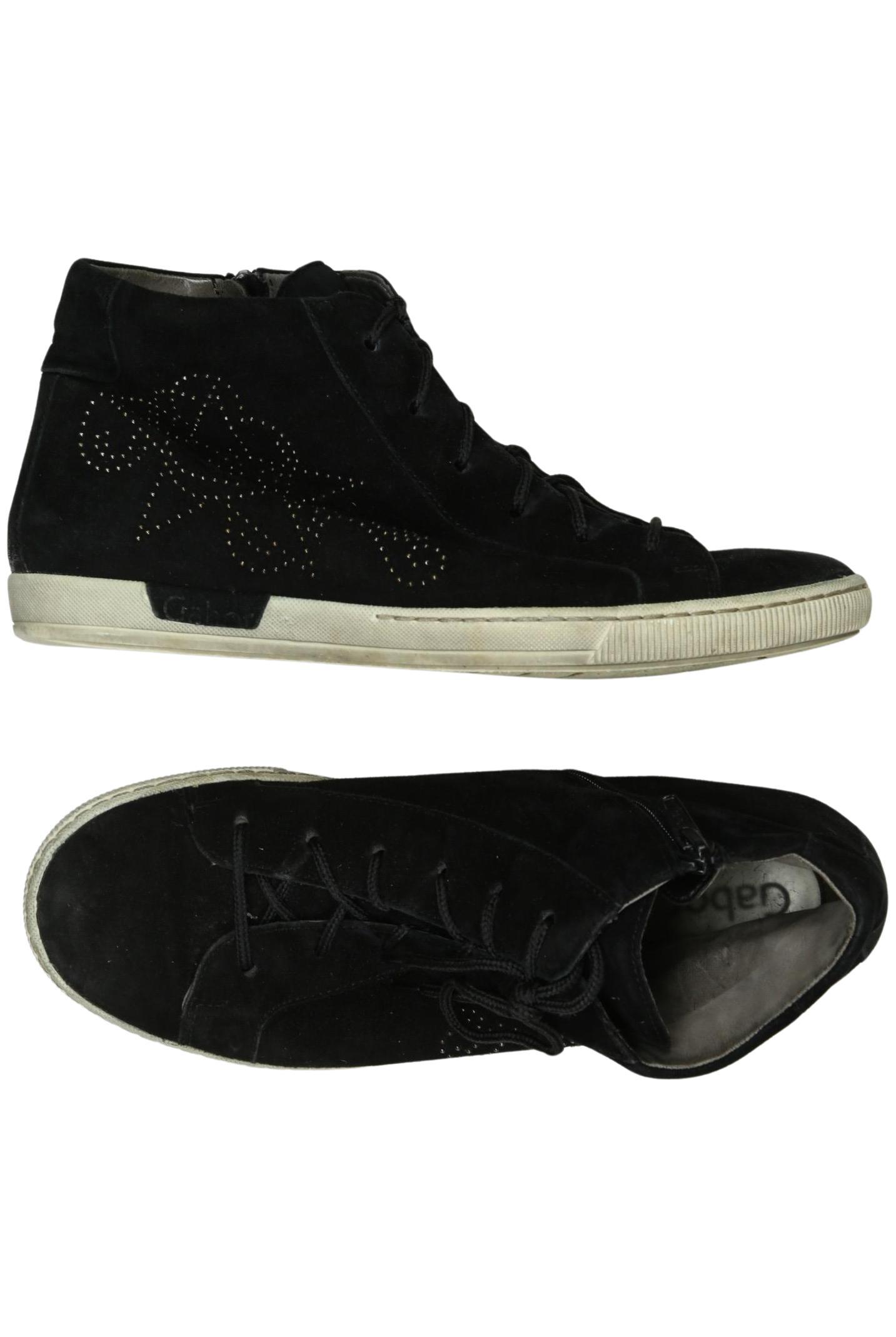 

Gabor Damen Sneakers, schwarz, Gr. 6.5