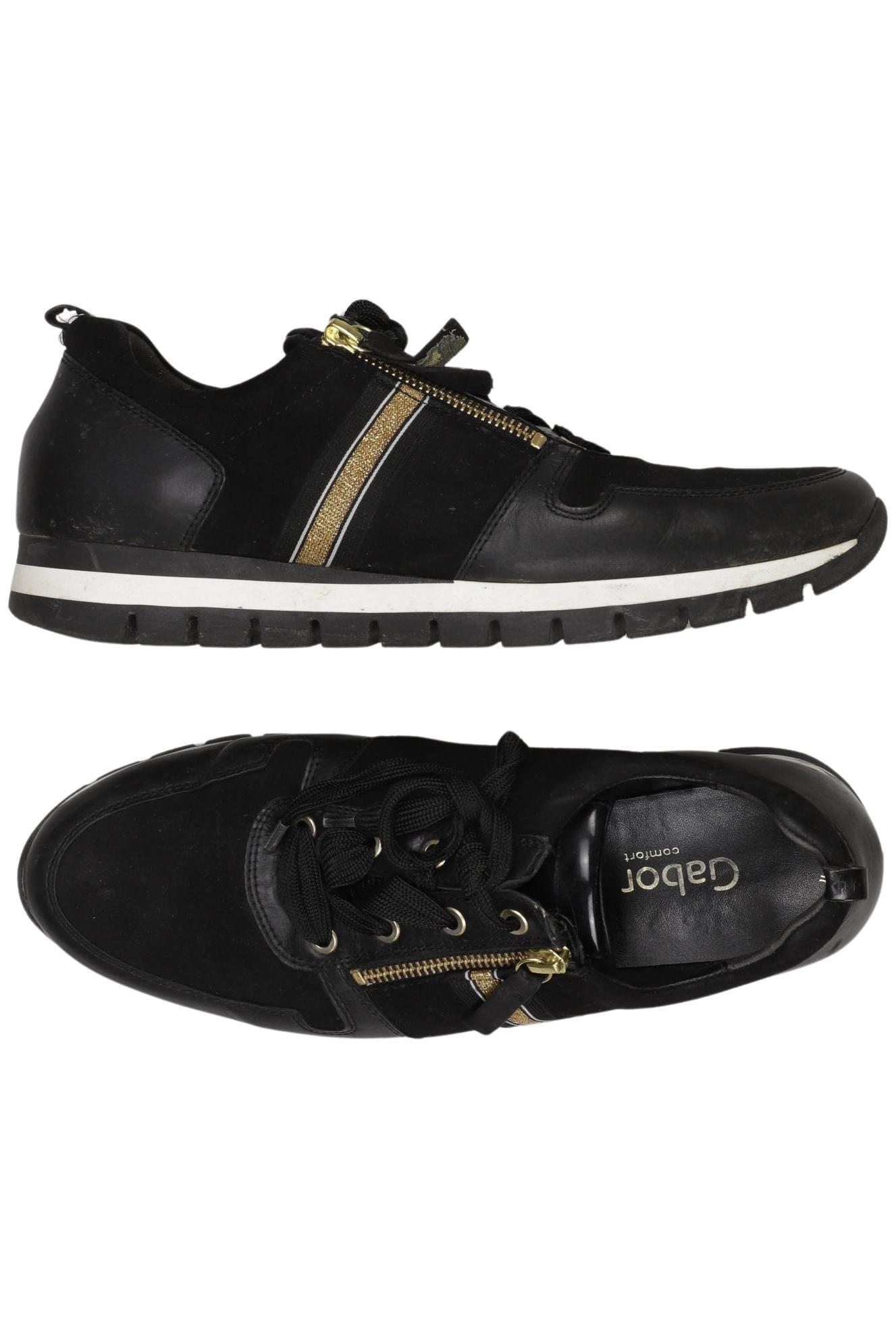 

Gabor Damen Sneakers, schwarz, Gr. 8
