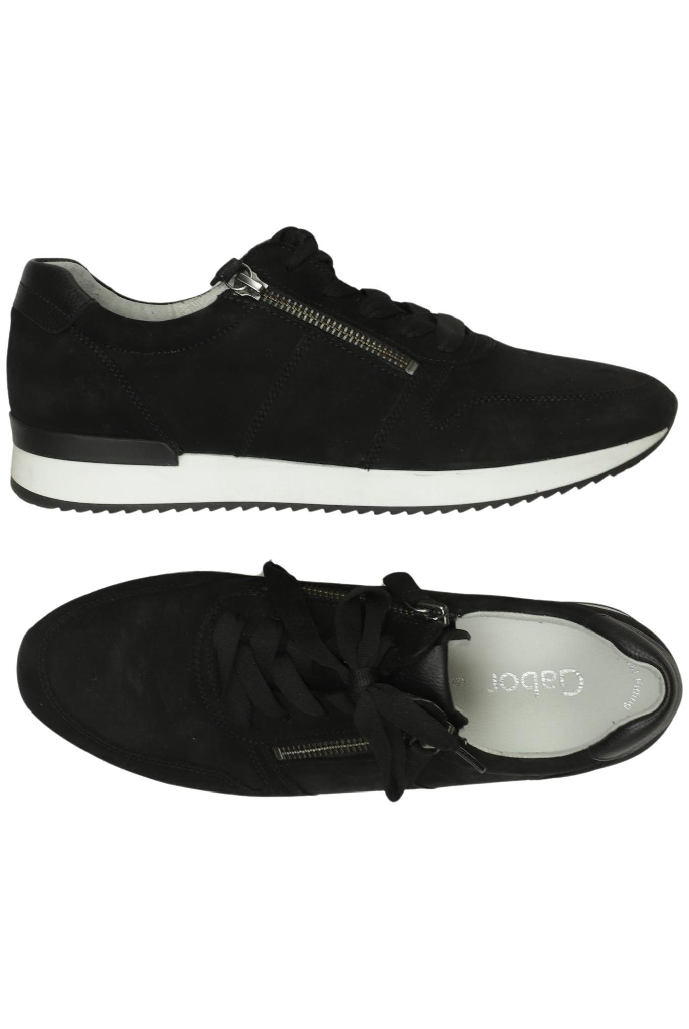 

Gabor Damen Sneakers, schwarz, Gr. 6