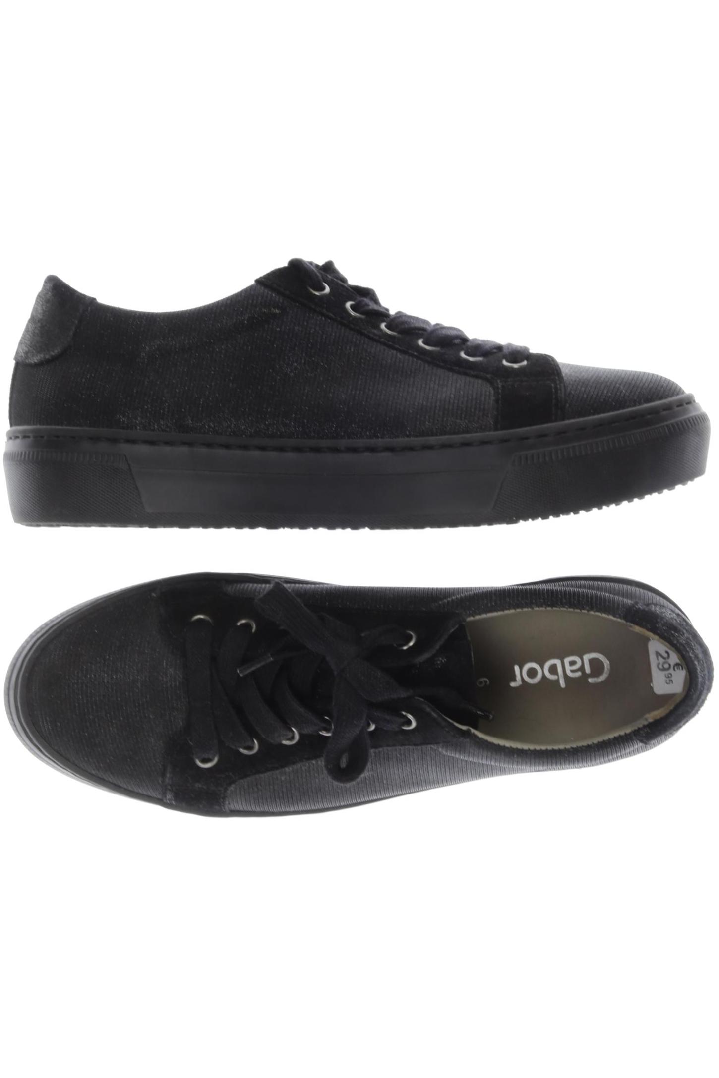 

Gabor Damen Sneakers, schwarz, Gr. 6