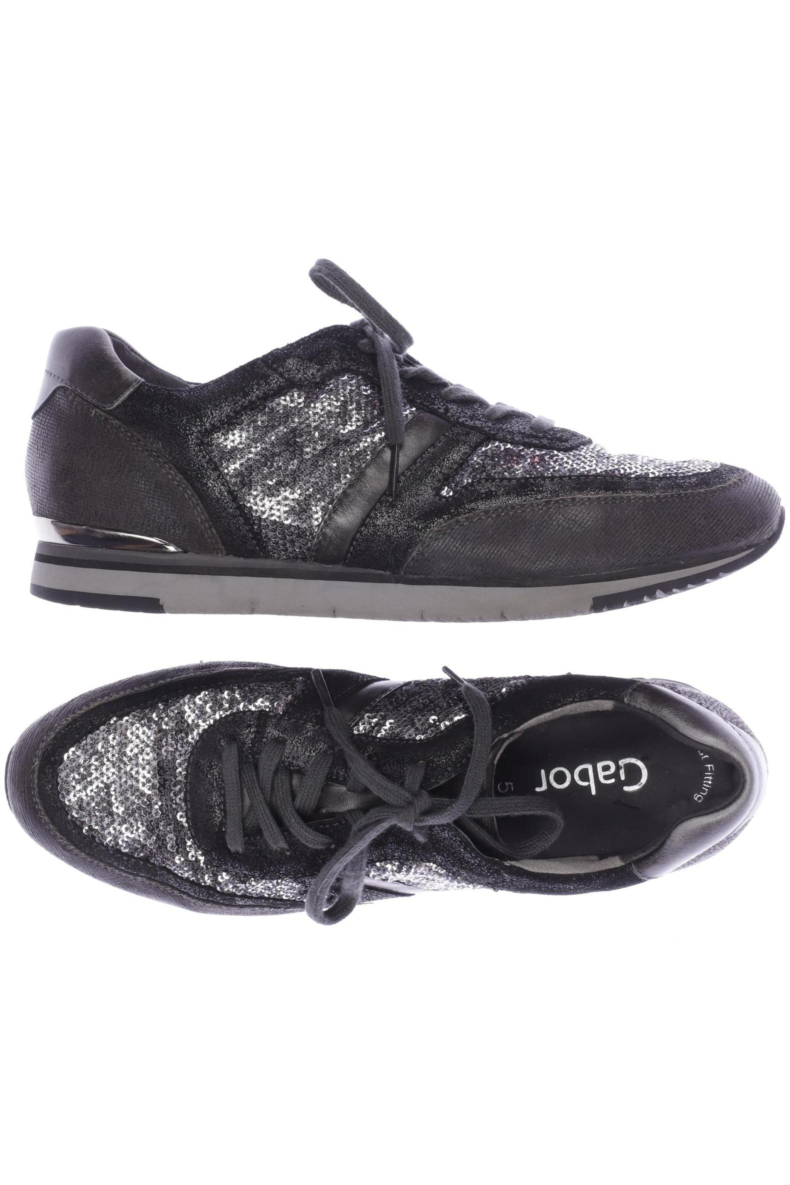 

Gabor Damen Sneakers, schwarz, Gr. 5