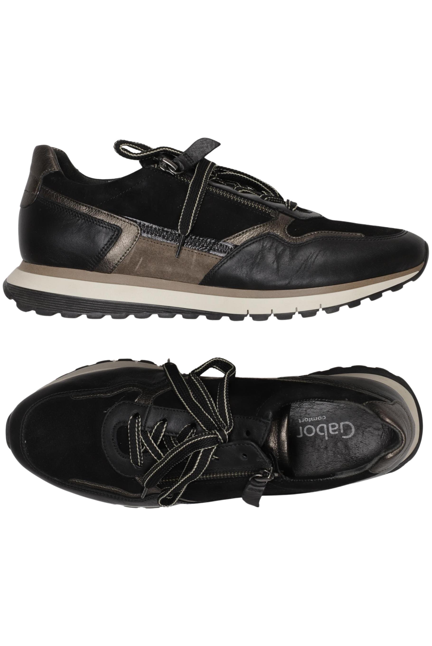 

Gabor Damen Sneakers, schwarz, Gr. 7