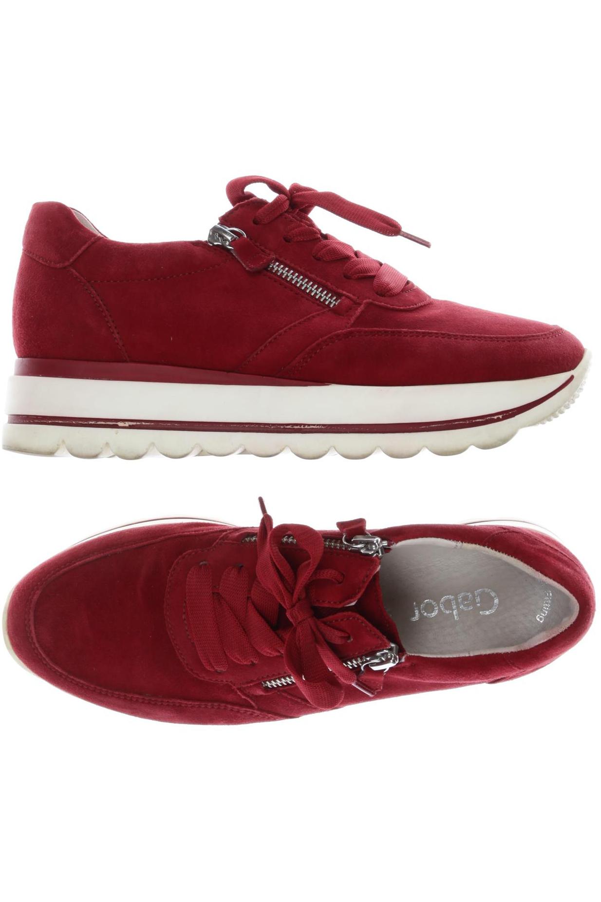 

Gabor Damen Sneakers, rot, Gr. 4.5